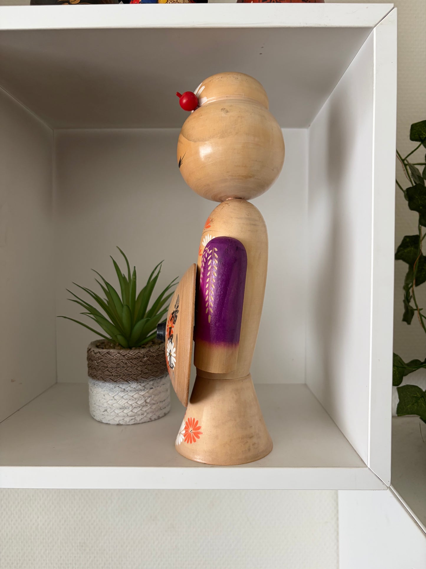 Vintage Sosaku kokeshi by Sadao Kishi (1932-1998)