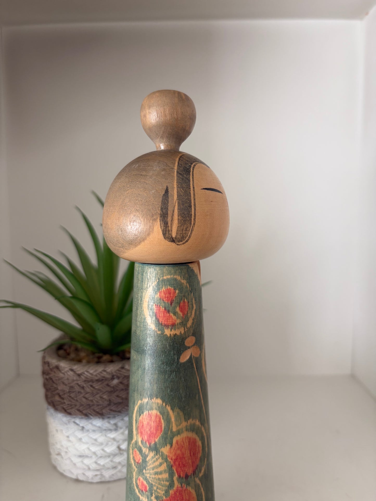 Vintage creative kokeshi by Issetsu Kuribayashi (1924-2011)