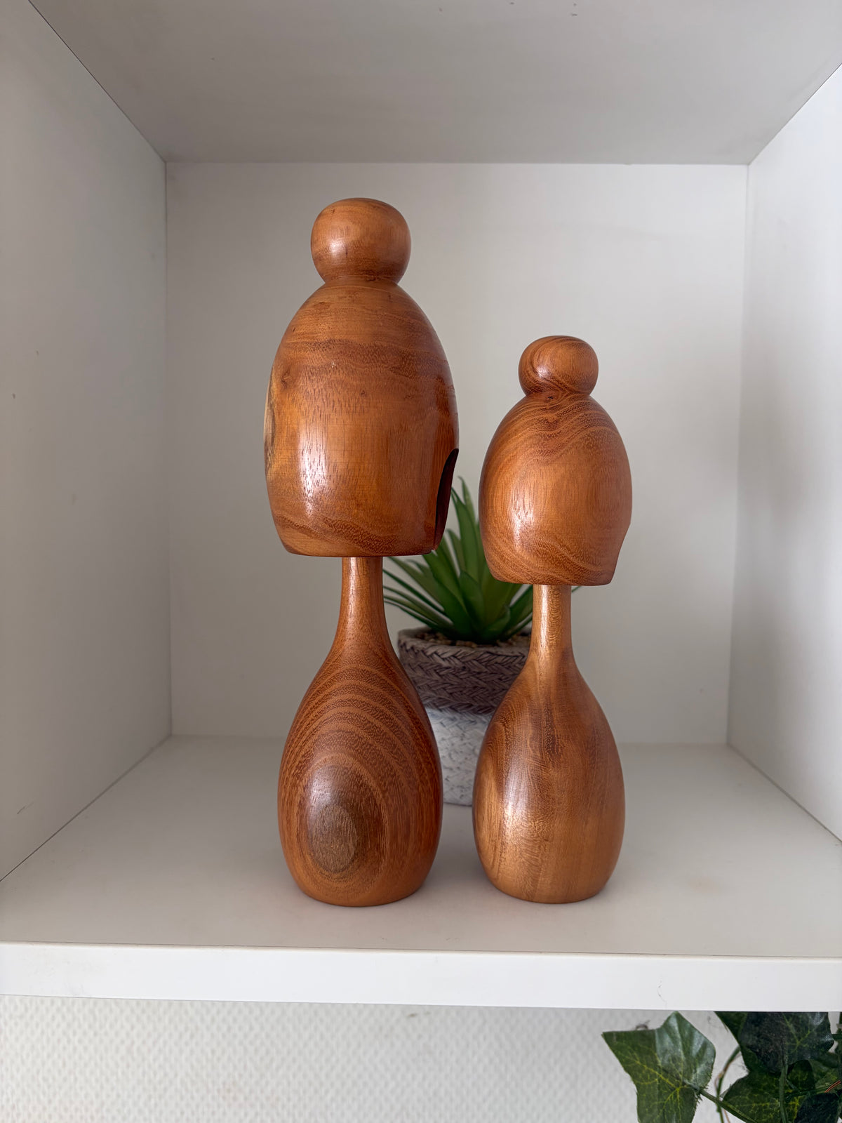Exclusive set Sosaku kokeshi by Yuji Kawase (1938-)