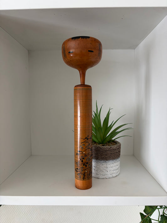 Rare Vintage Creative Kokeshi By Kahei Katase (1922-2015)