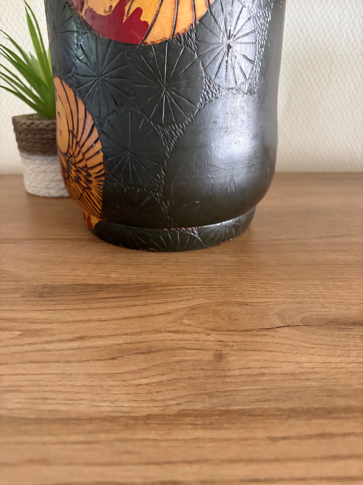 Rare vintage Gumma kokeshi by Inosuke Kobayashi (1931-)