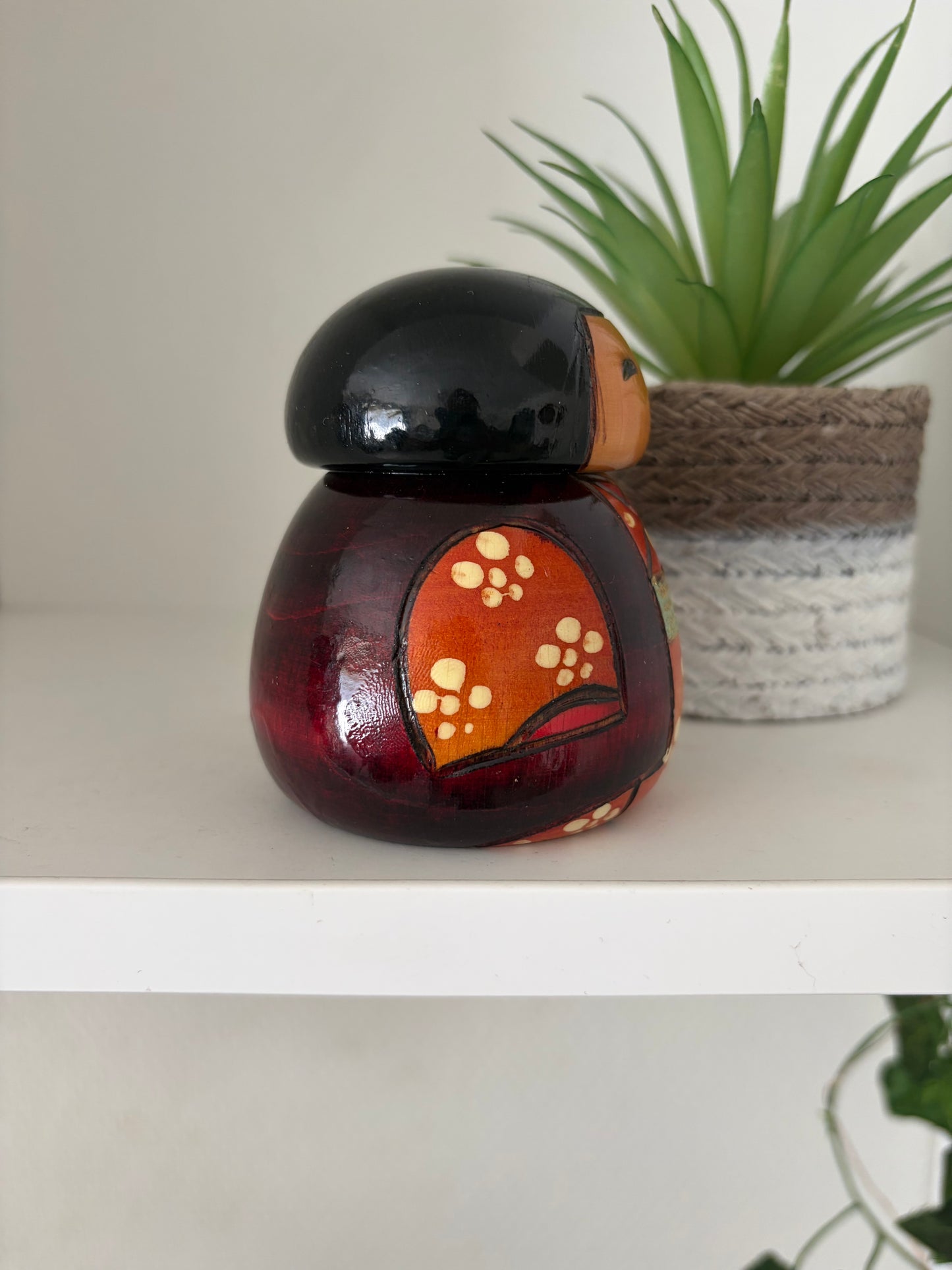 Rare Vintage creative kokeshi by Toshio Sekiguchi (1947-)