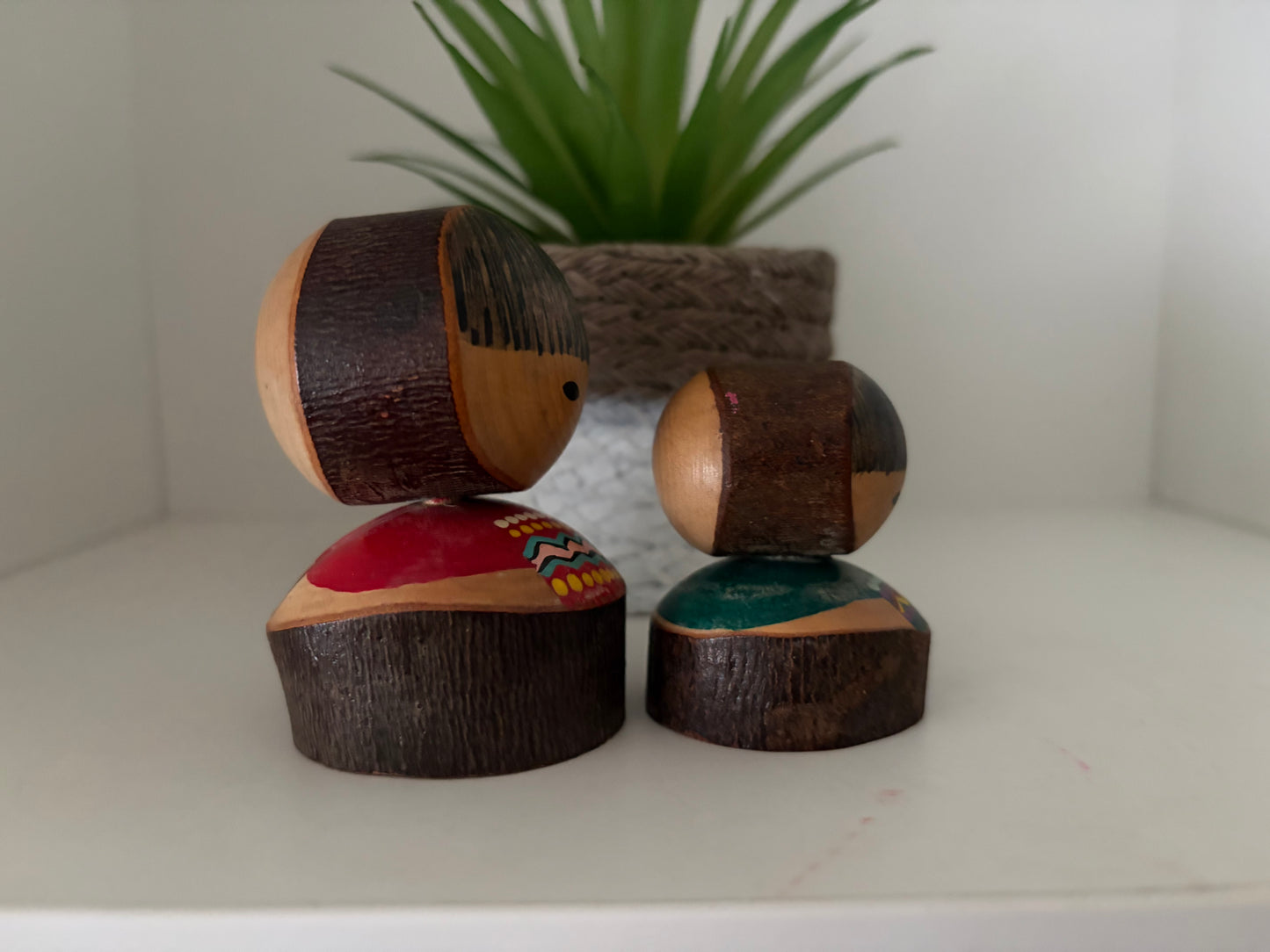 Rare Vintage Sosaku kokeshi set by Hideo Ishihara (1925-1999)