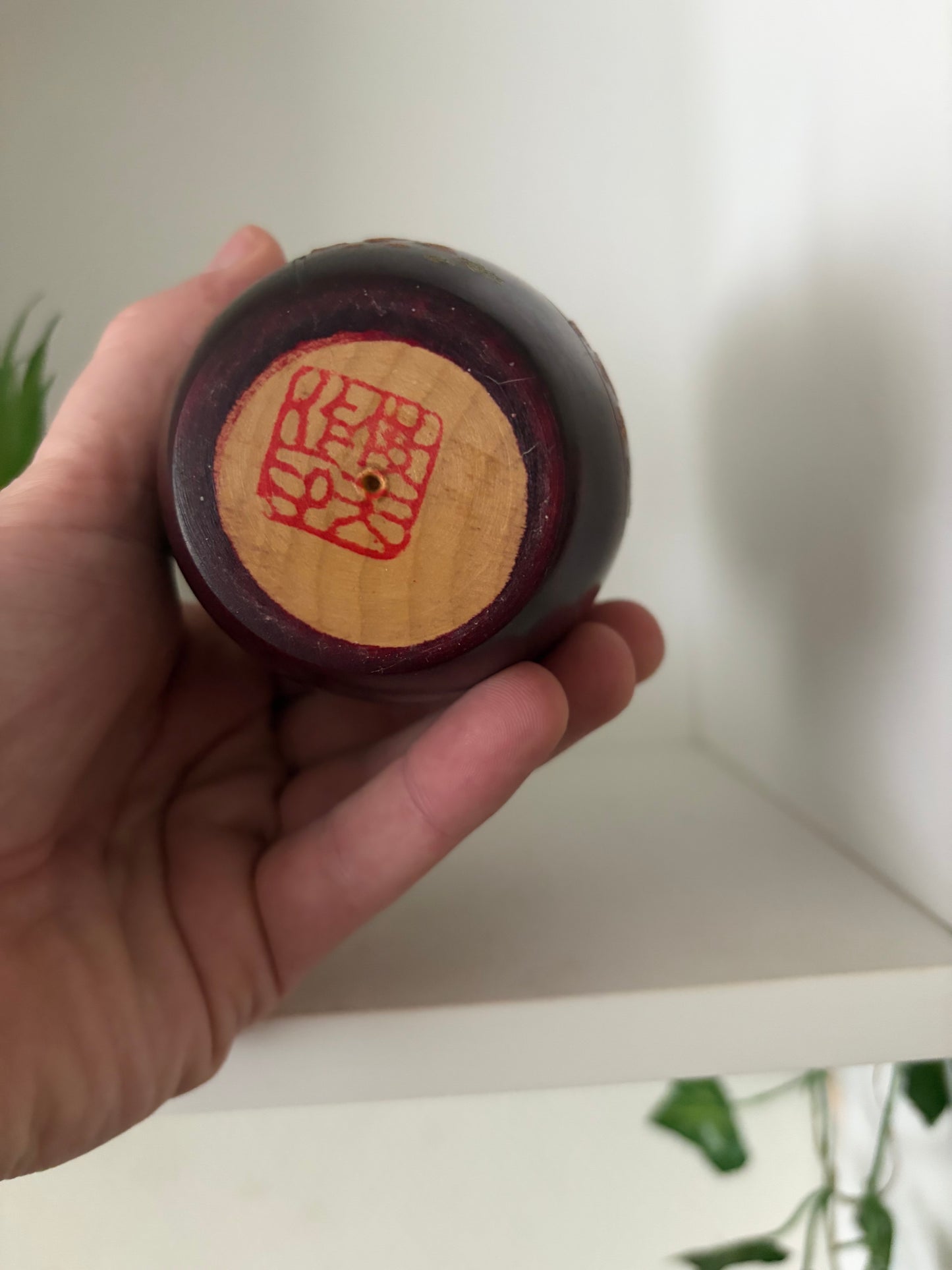 Beautiful vintage creative Kokeshi by Toshio Sekiguchi (1947-)