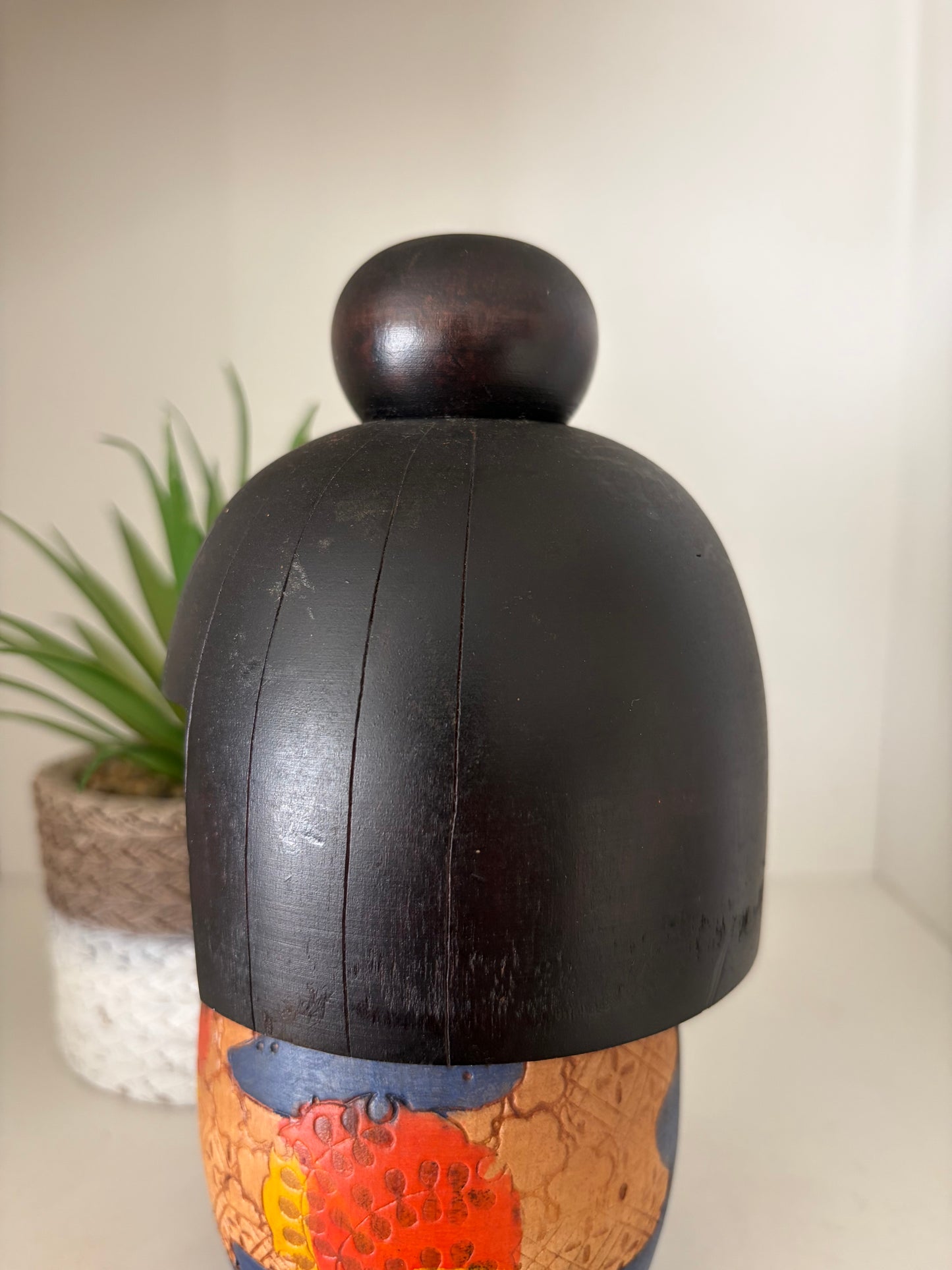 Vintage Gumma kokeshi by Kazuo Takamizawa (1927-)