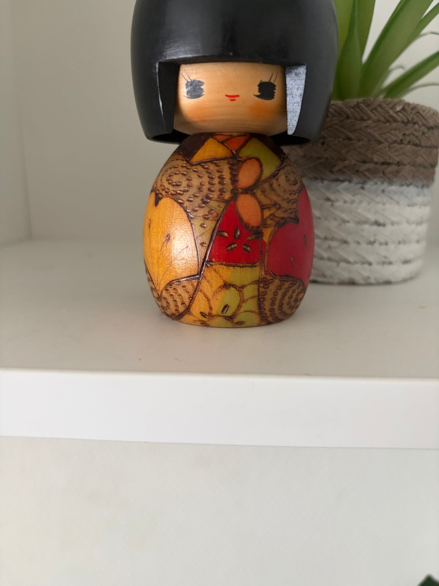 Vintage Sosaku kokeshi by Akimitsu