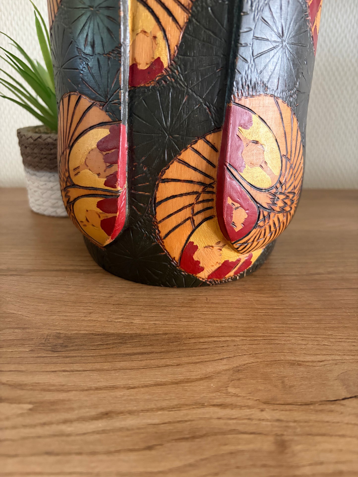 Rare vintage Gumma kokeshi by Inosuke Kobayashi (1931-)