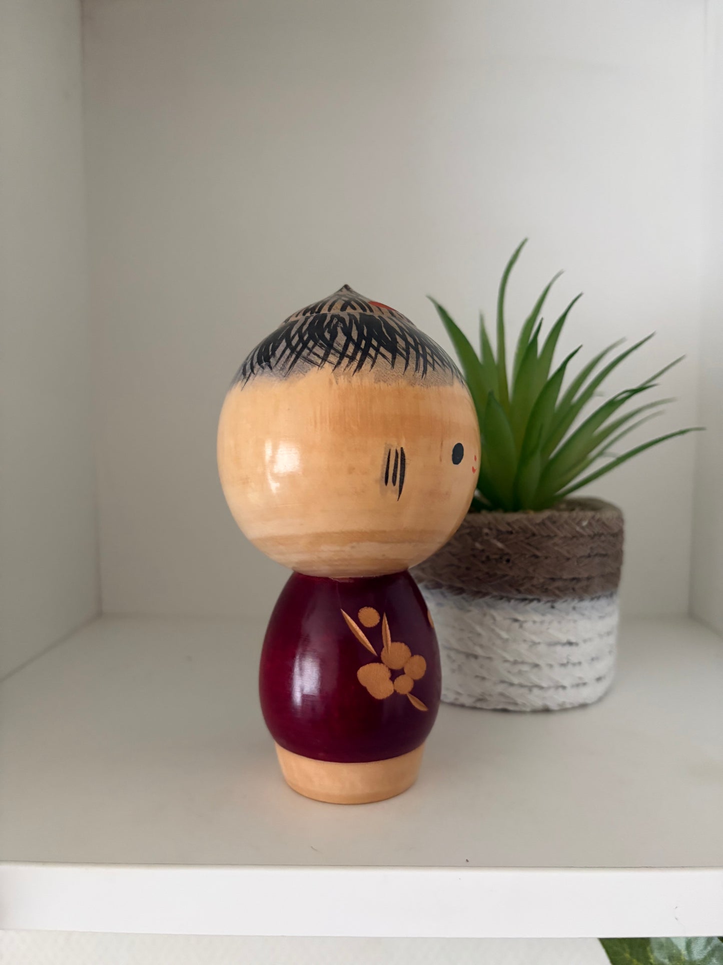 Rare vintage Sosaku kokeshi by Yuji Kawase (1938-)