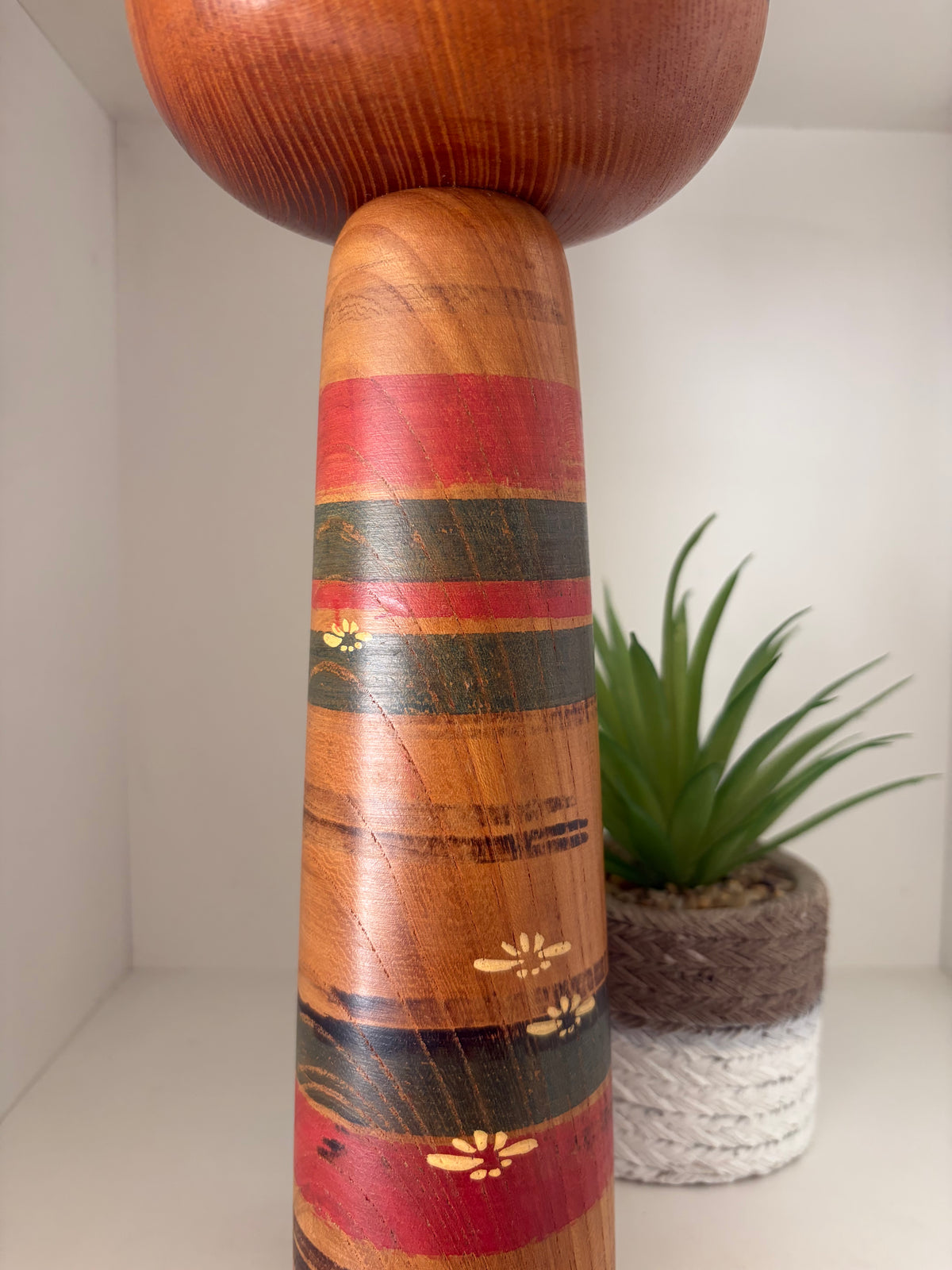 Vintage Sosaku kokeshi by Sanpei Yamakawa (1926-2012)