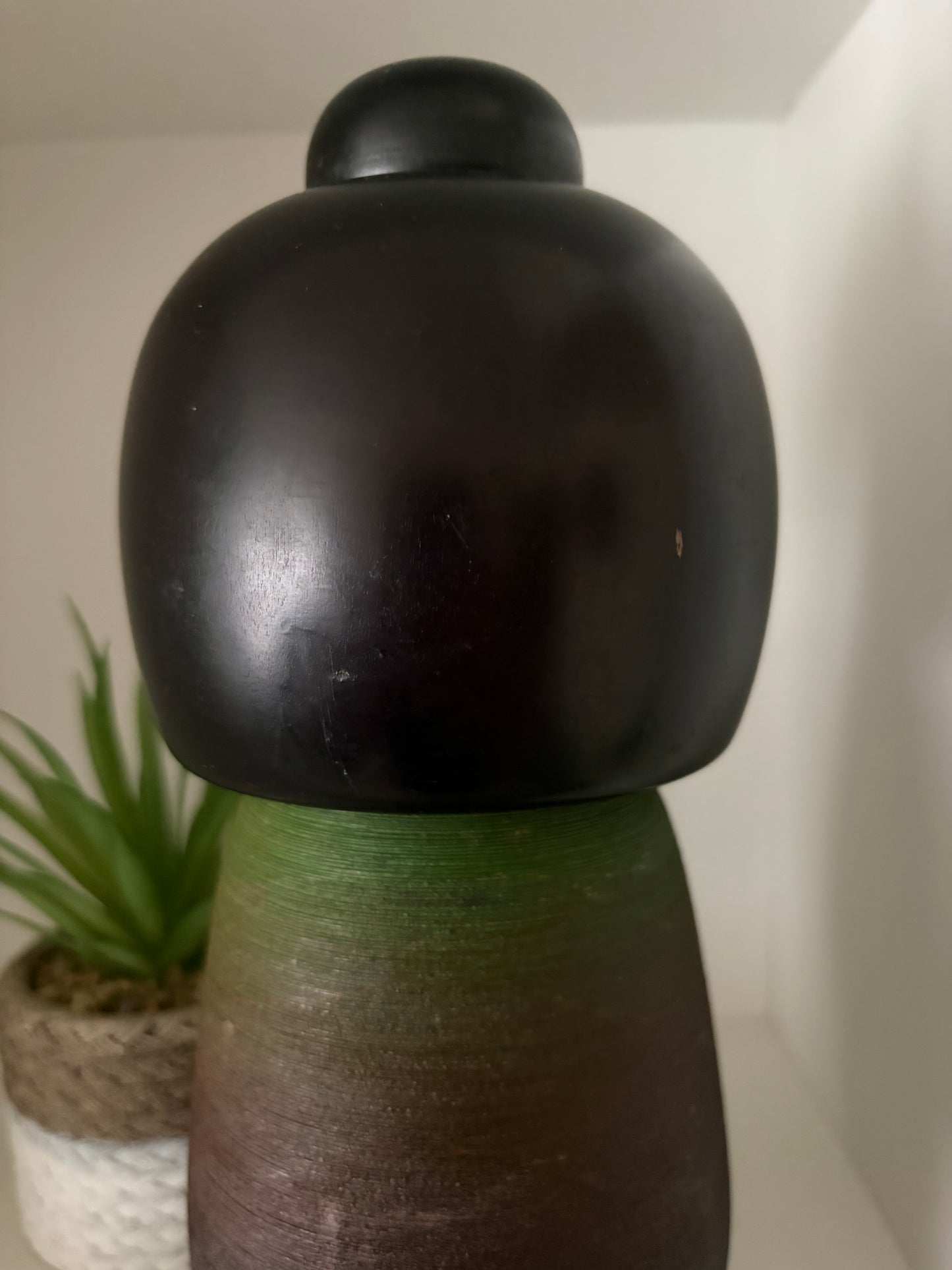 Vintage Gumma kokeshi by Masae Fujikawa (1942-2015)- 27cm