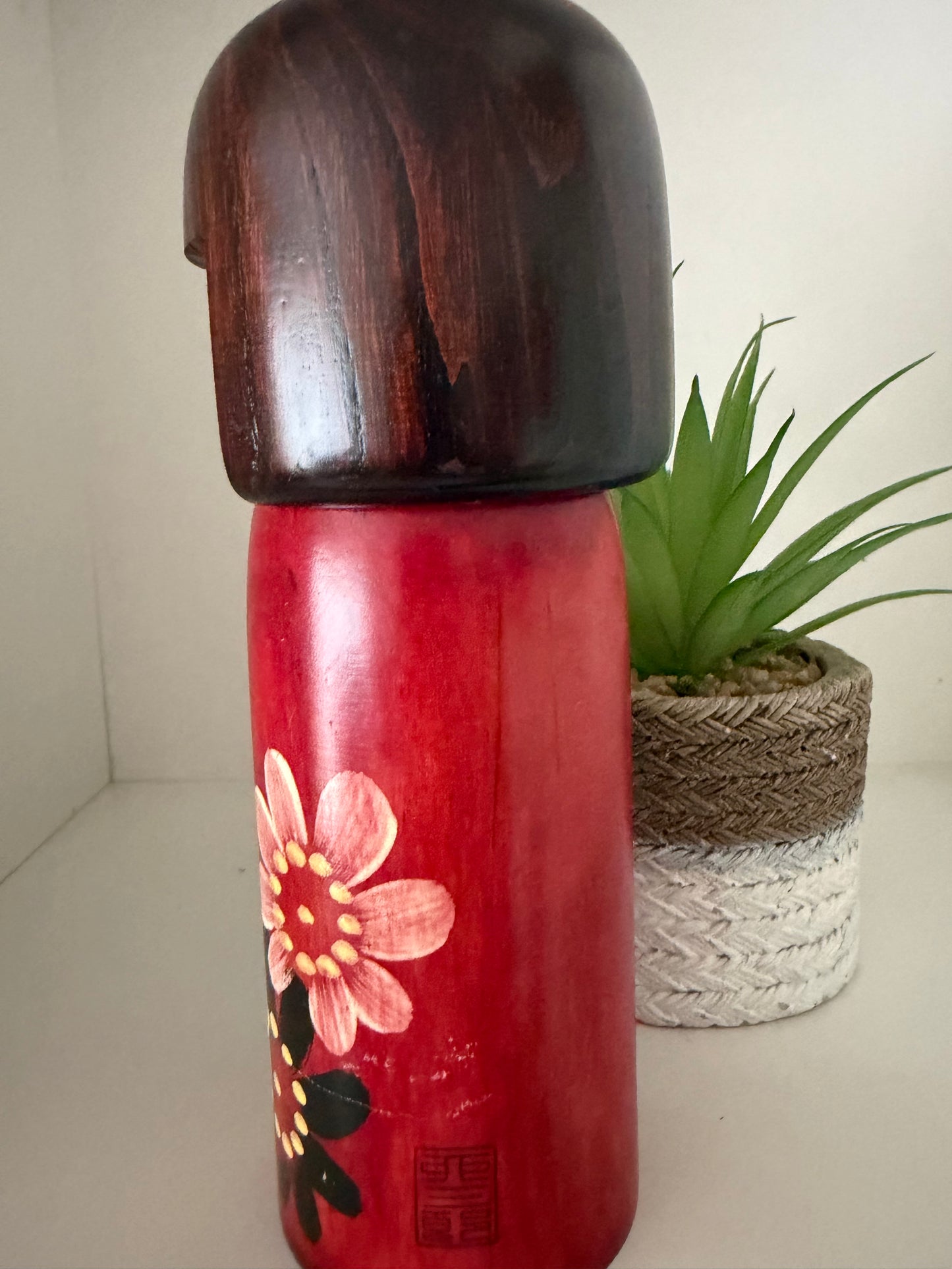 Vintage Gumma kokeshi by Usaburo