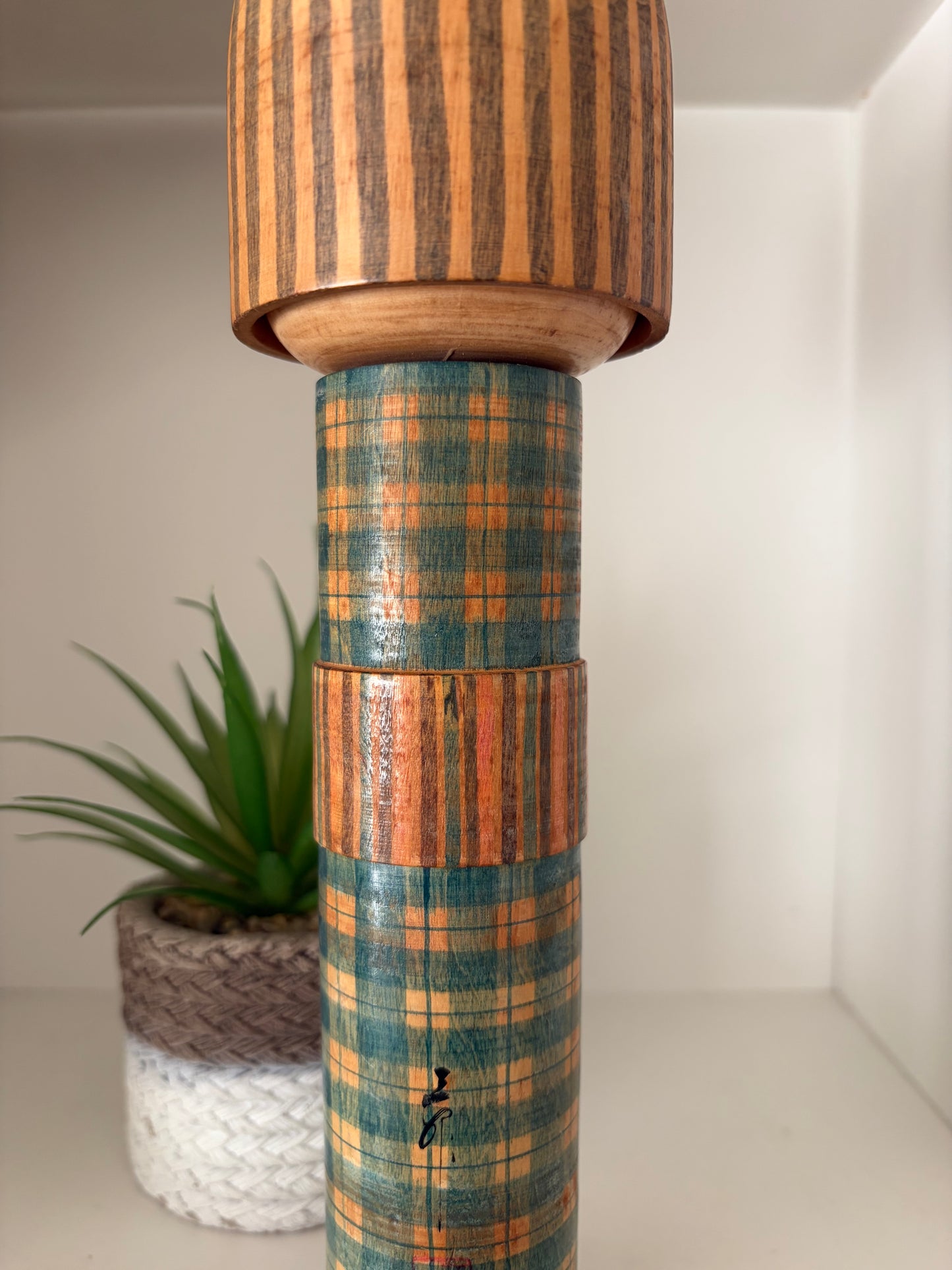 Rare vintage Sosaku kokeshi by Sansaku Sekiguchi (1925-2018)