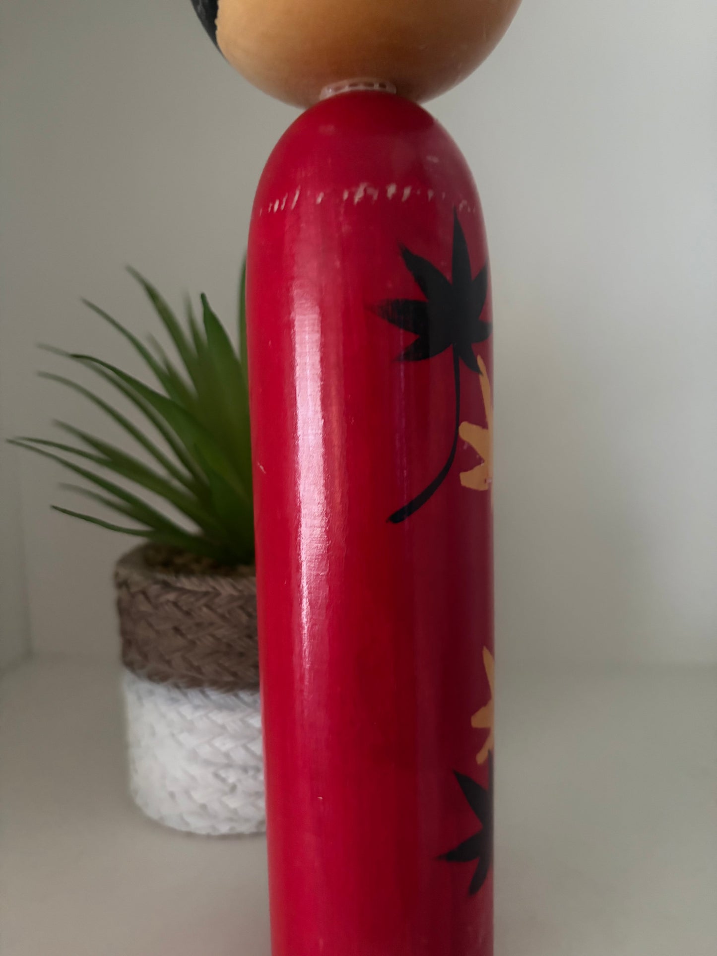 Rare vintage Sosaku kokeshi by Tanaka Harumasa (1916-1966)