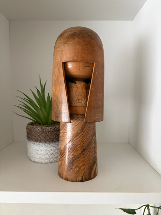 Vintage Sosaku kokeshi by Takanashi