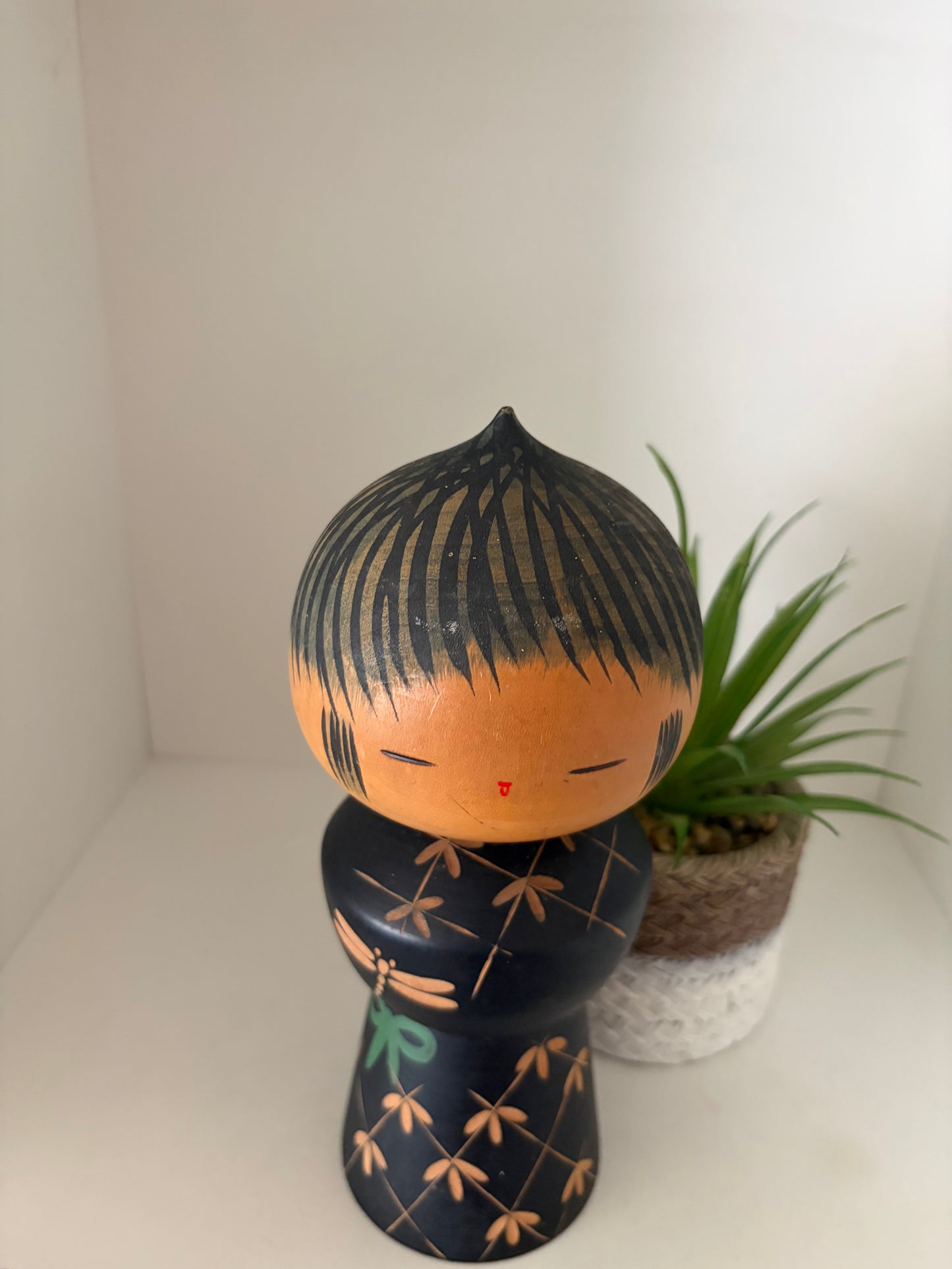 Rare Creative kokeshi made by Yuji Kawase (1918-2002)