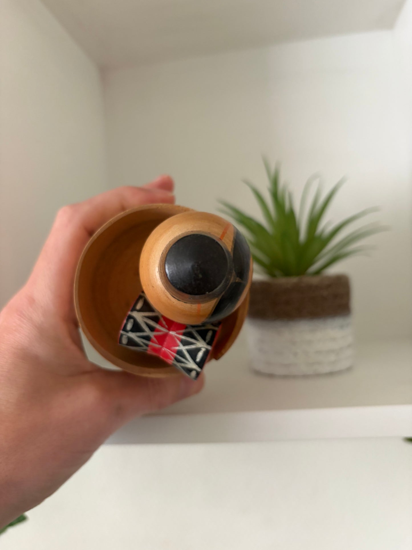 Vintage Sosaku kokeshi by Hajime with drum