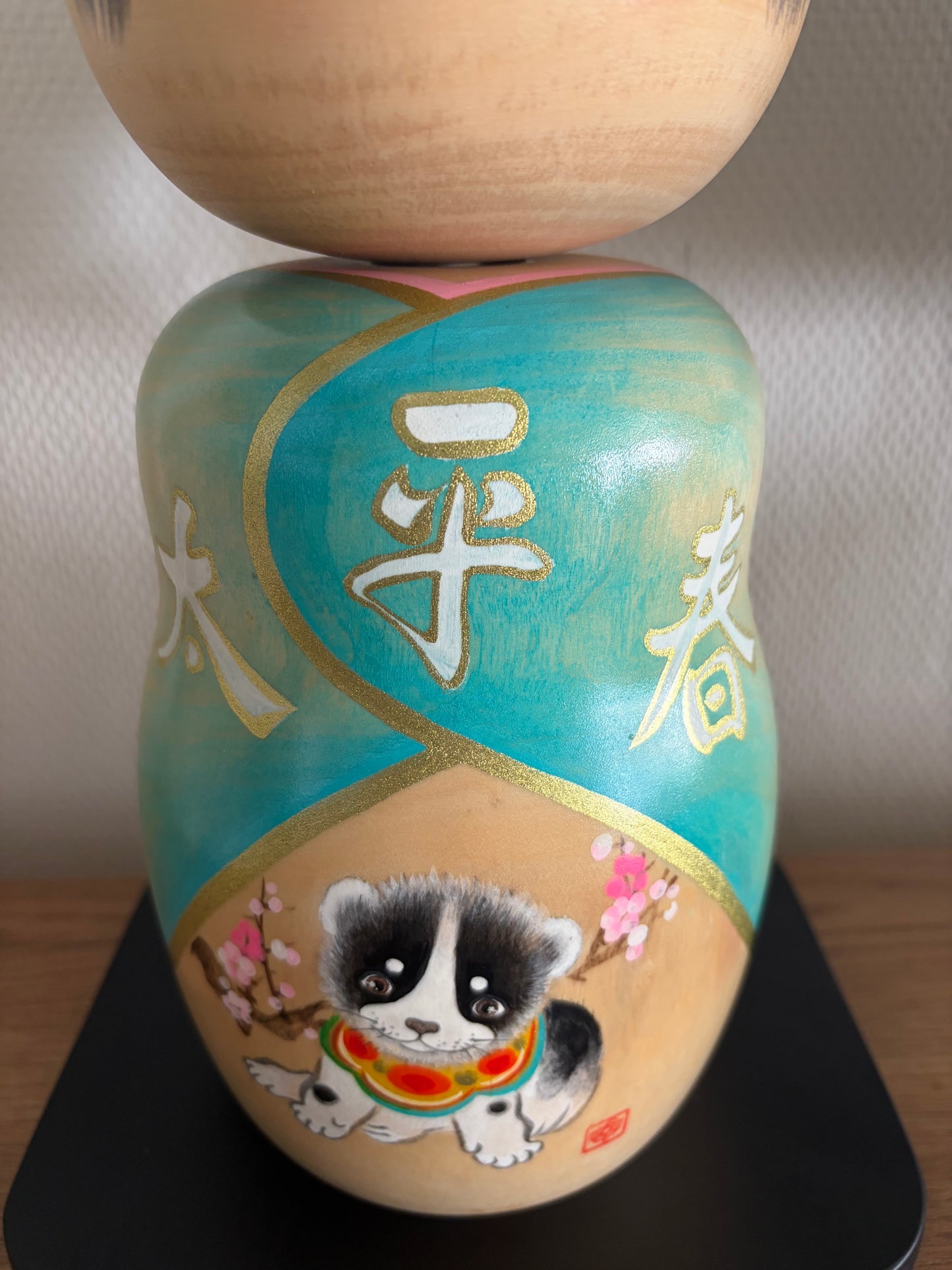 Vintage Sosaku kokeshi by Sato Kouson