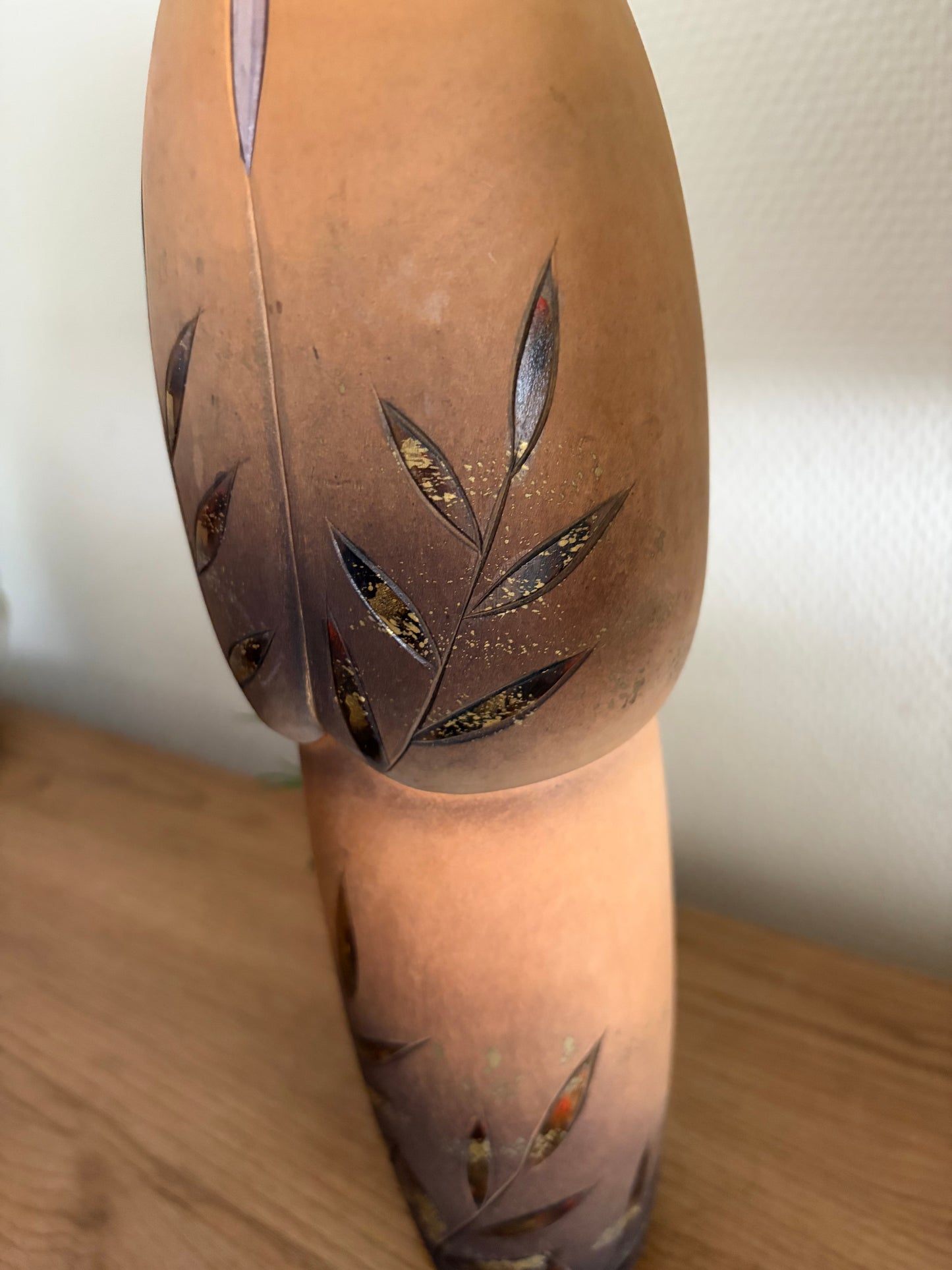 Exclusive vintage Sosaku kokeshi by Aoki Ryoka (1931-)