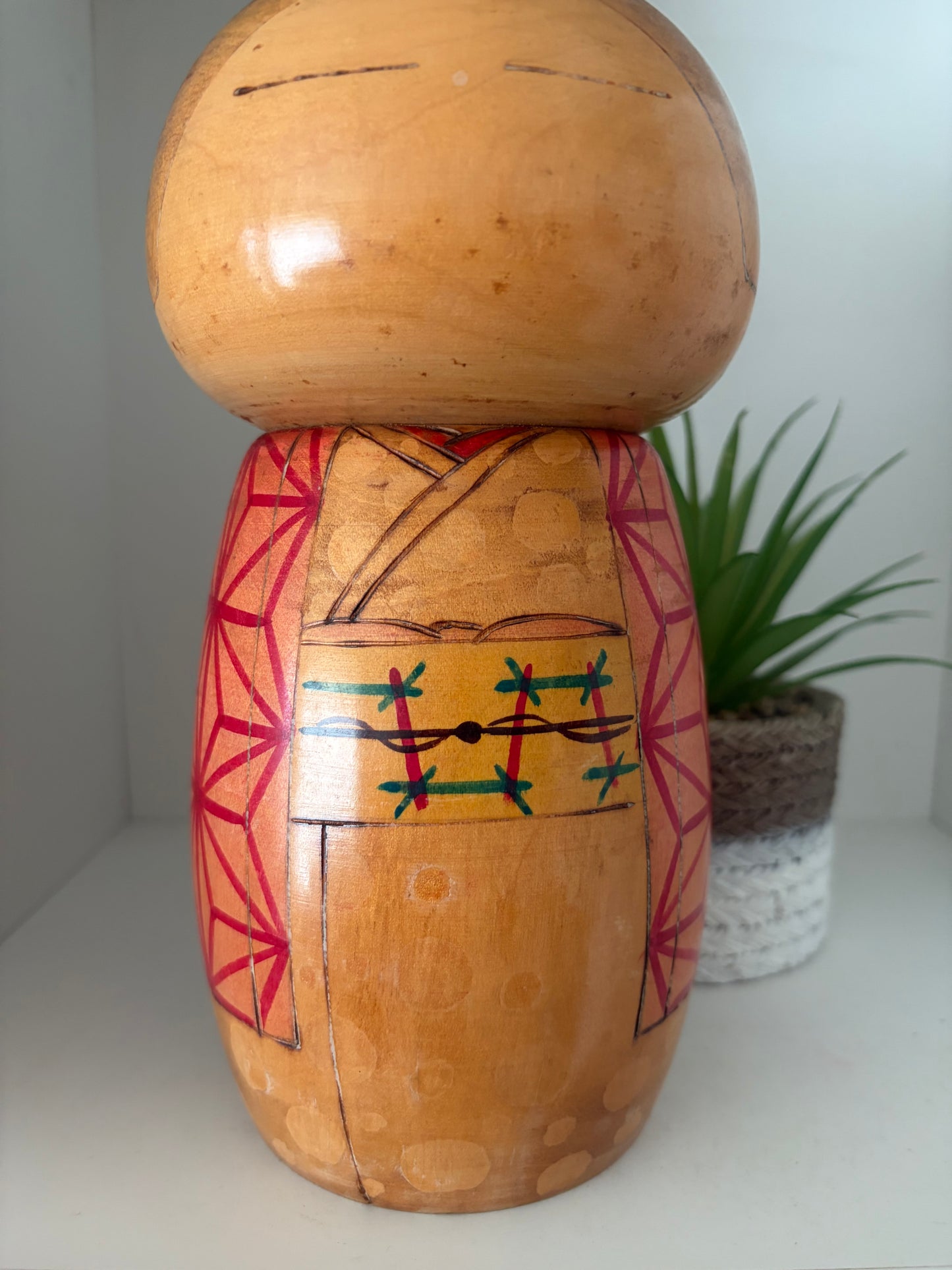 Rare Vintage Sosaku kokeshi by Toa Sekiguchi (1942-)