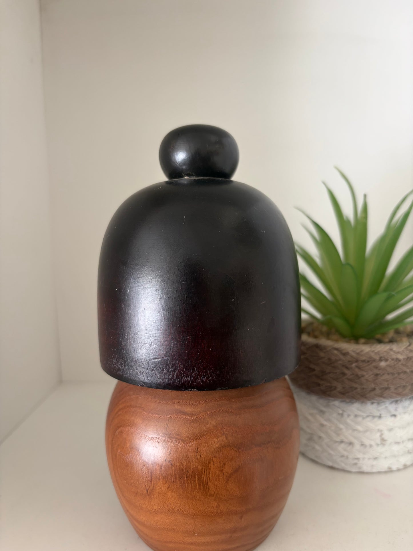 Vintage Gumma kokeshi by Kazuo Takamizawa (1927-)