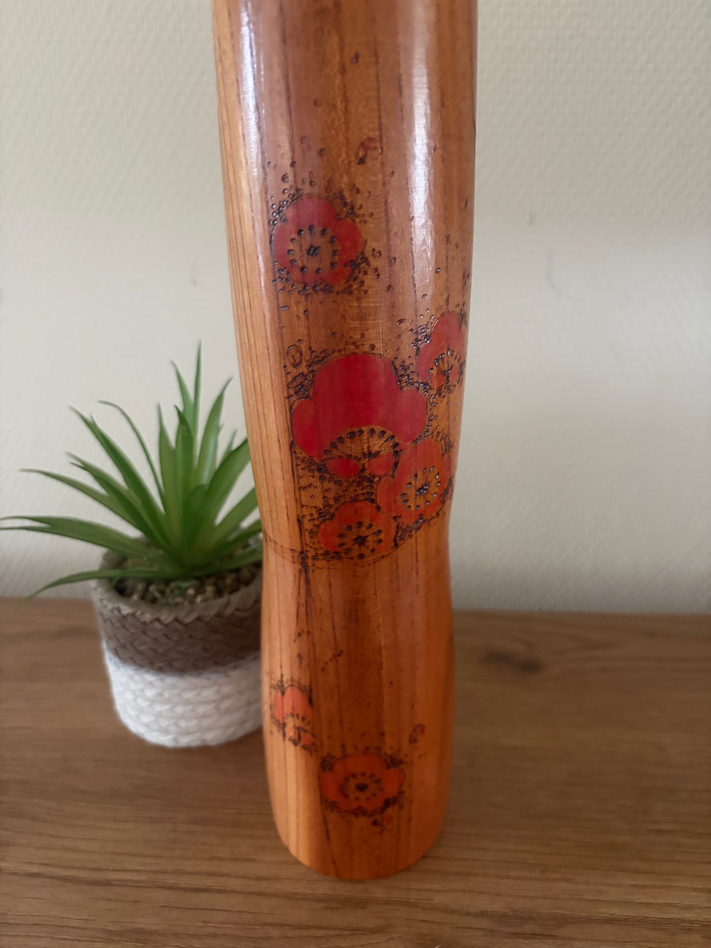Vintage Sosaku kokeshi by Toa Sekiguchi (1942-)