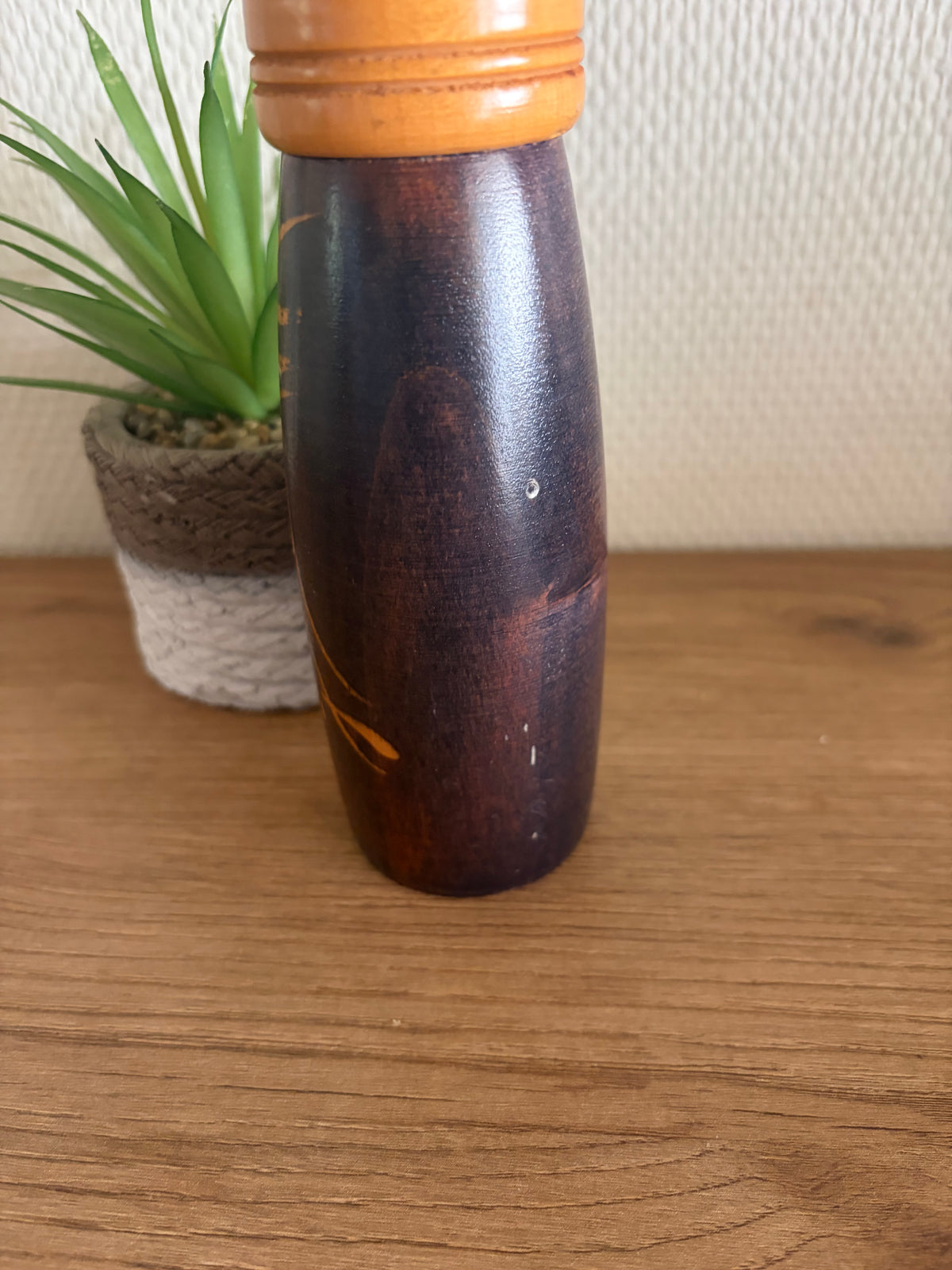 Vintage Sosaku kokeshi by Sato Suigai (1920-)