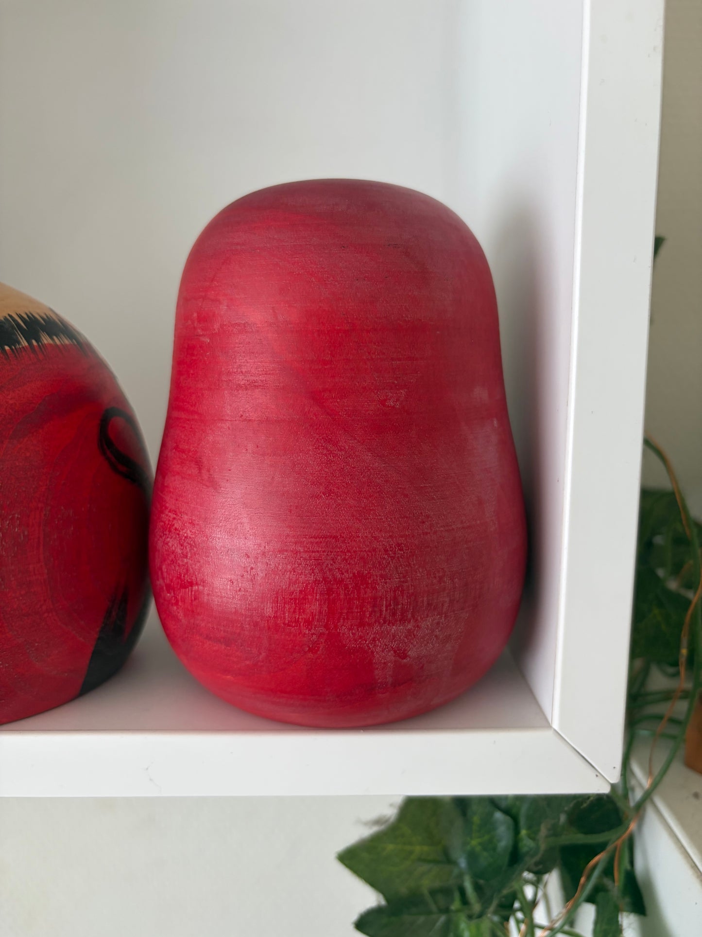 Complete first edition collection of 10 Daruma kokeshi by the Sony Family Club