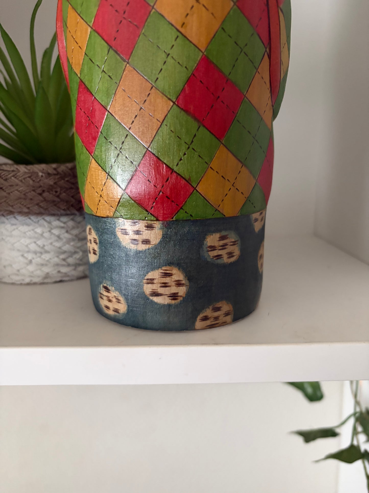 Unique Modern Sosaku kokeshi by Yuko Yamazaki - With box