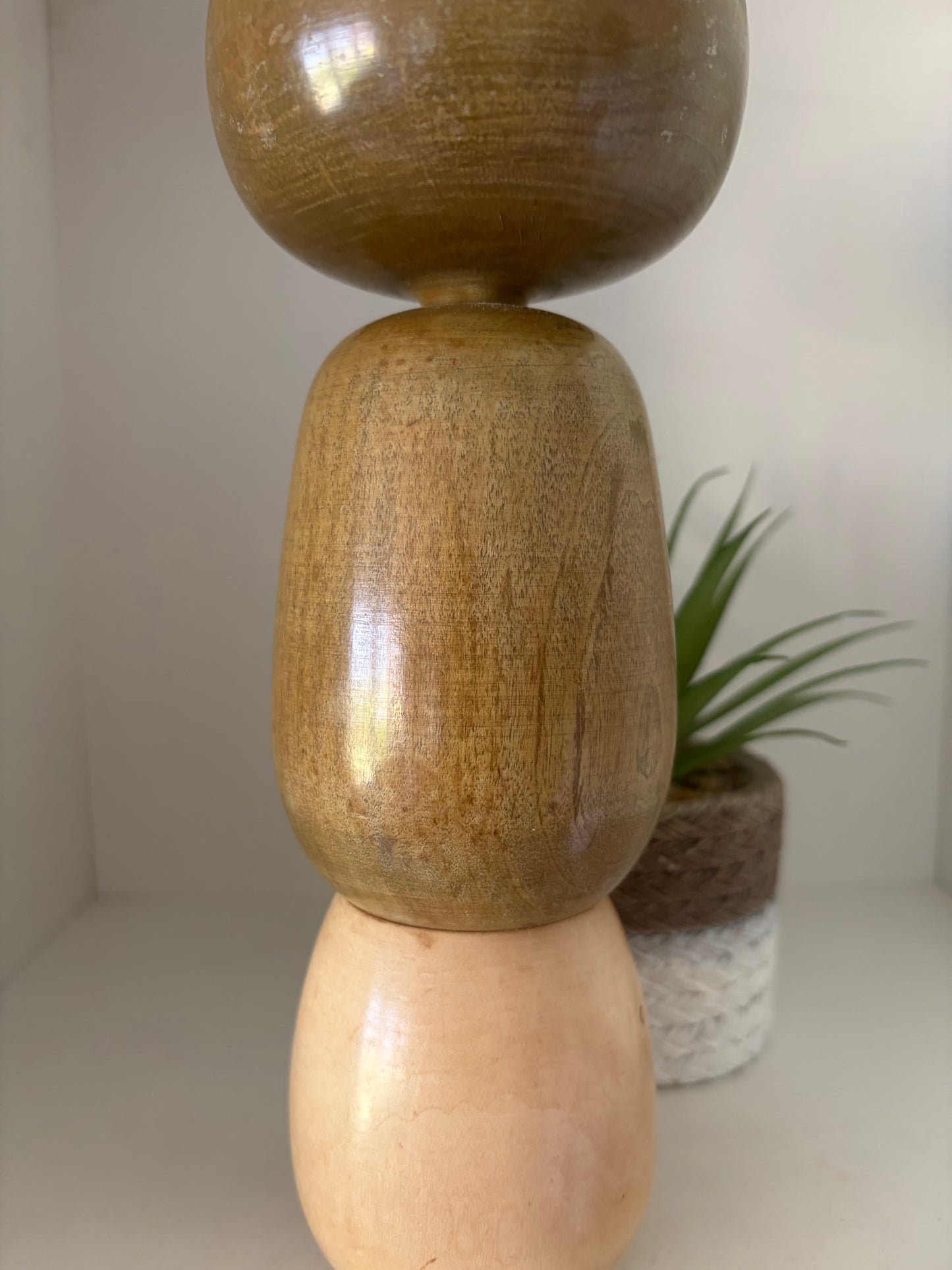 Rare Vintage Sosaku kokeshi by Kato Masami (1925-)
