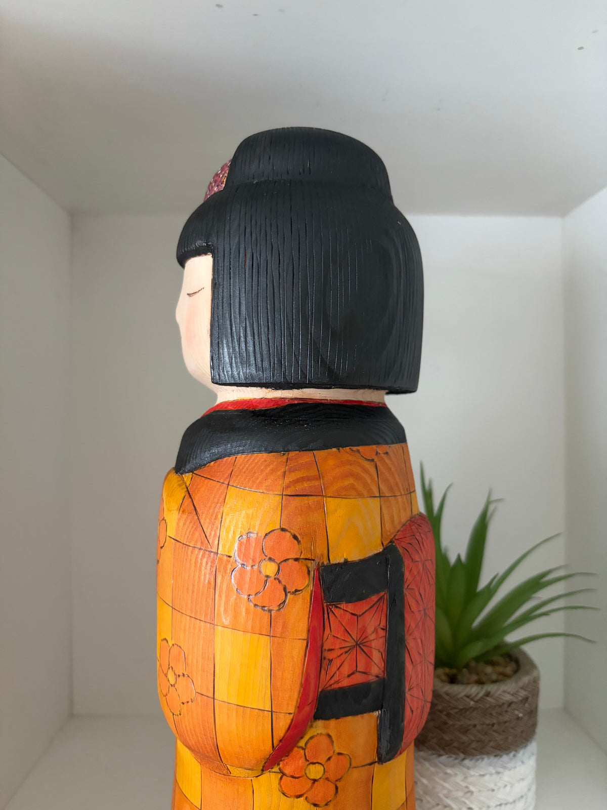Exclusive one of a kind kokeshi by Yuko Yamazaki