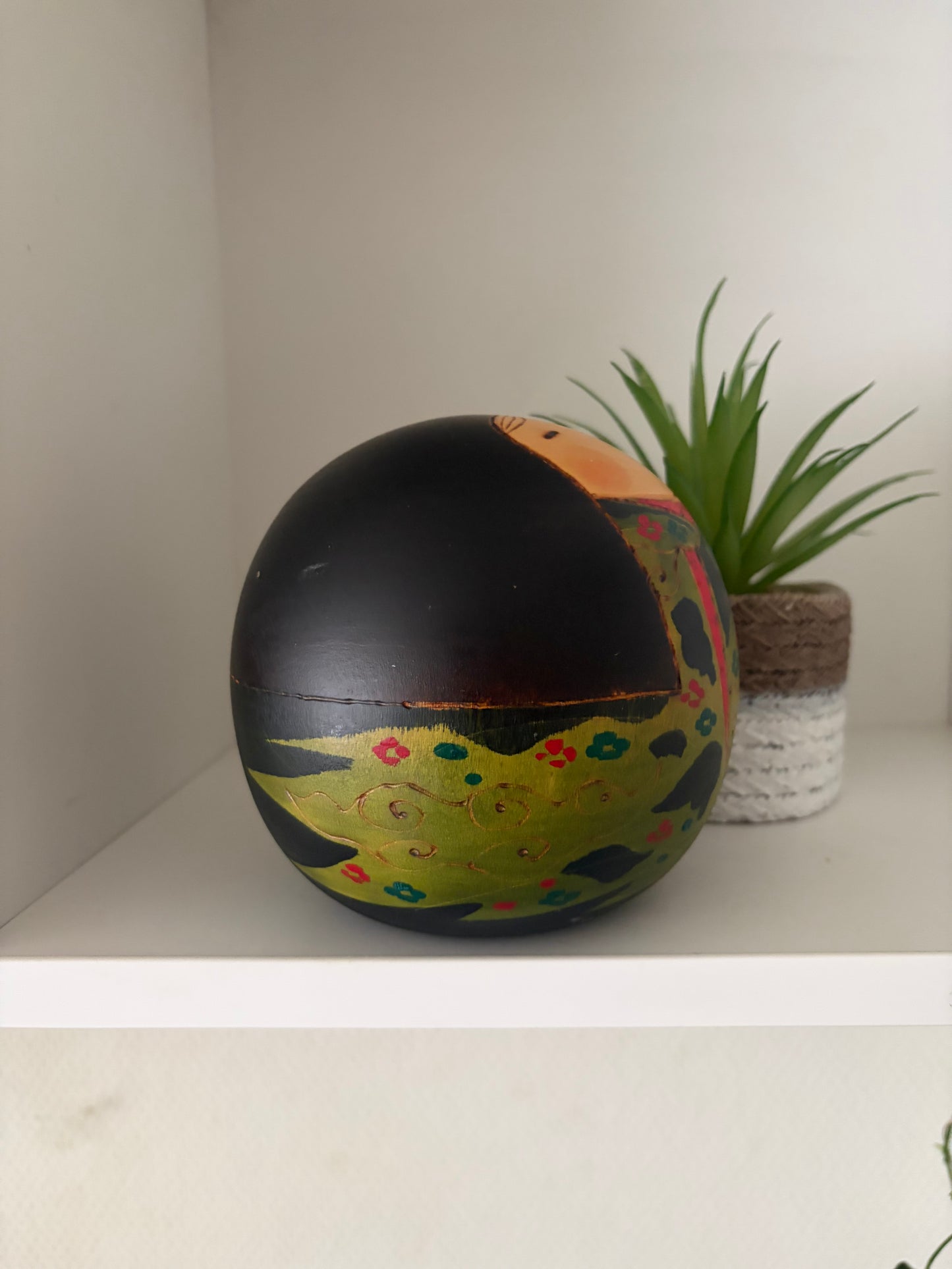 Rare Vintage Creative kokeshi by Kato Tatsuo (1940-)