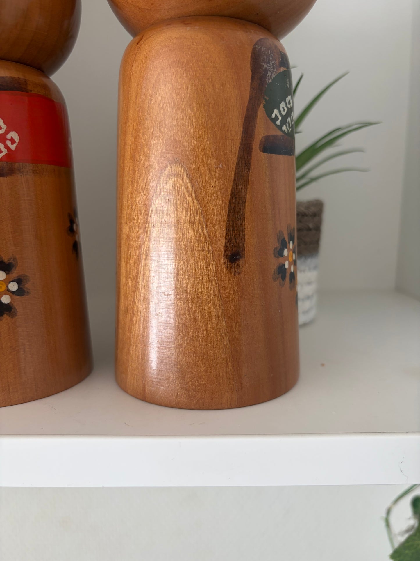Vintage Husband and Wife kokeshi by Kiyohara Takao