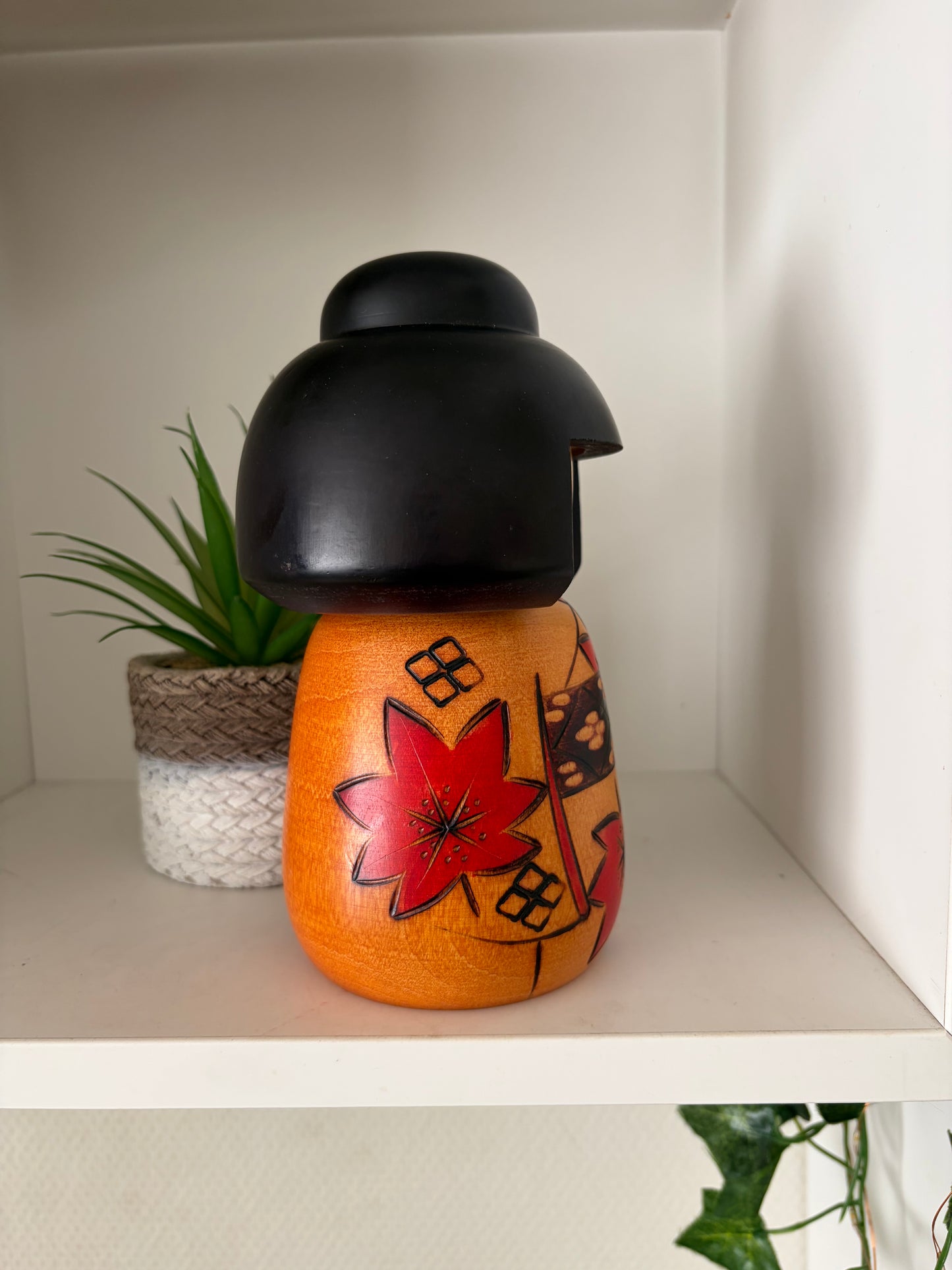 Vintage Gumma kokeshi by Masae Fujikawa (1942-2015)