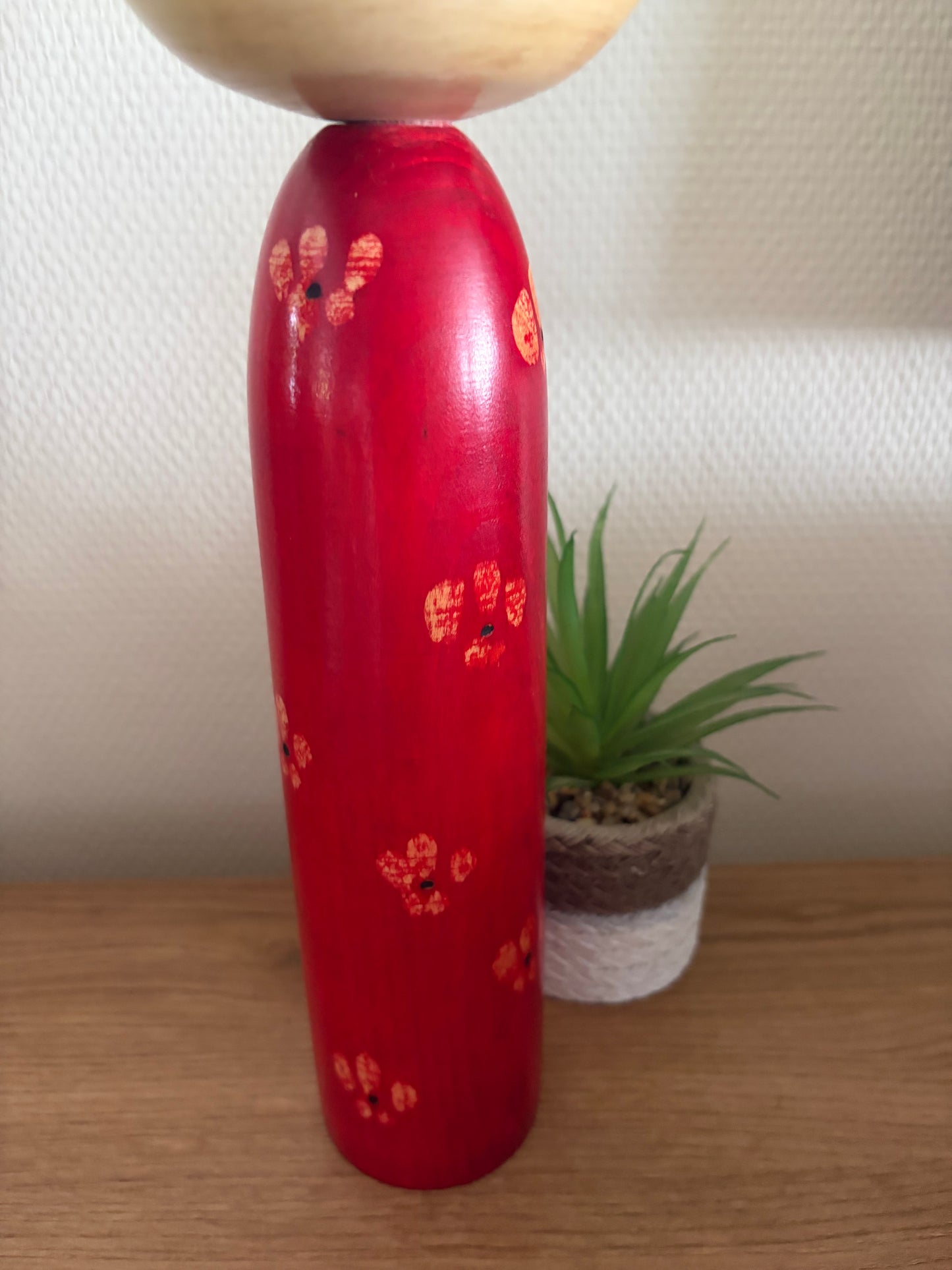 Rare vintage Sosaku kokeshi by Takahashi Hashime (1918-2002)