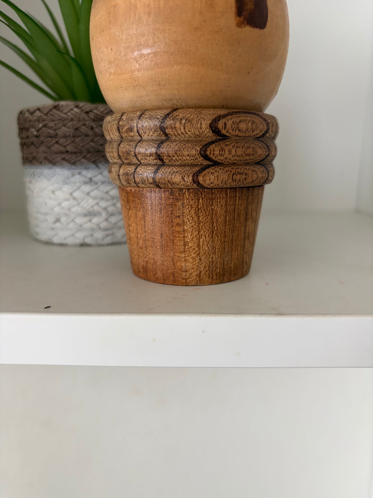 Rare Vintage Creative Kokeshi by renowned artisan Ikuyoshi Yokozuka