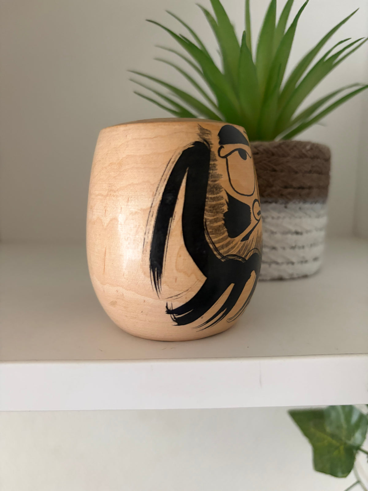 Vintage Daruma kokeshi