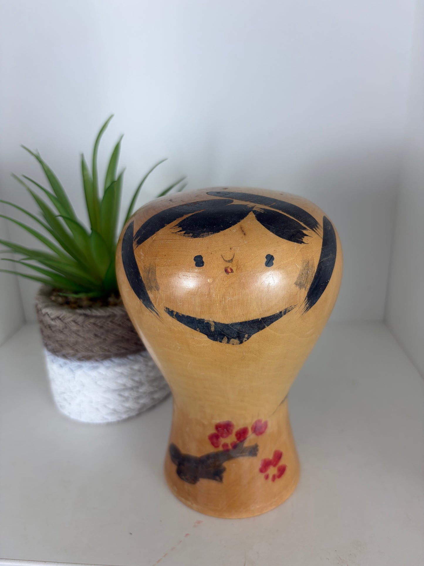 Vintage Sosaku kokeshi by Kiyohara Takao (1916-)