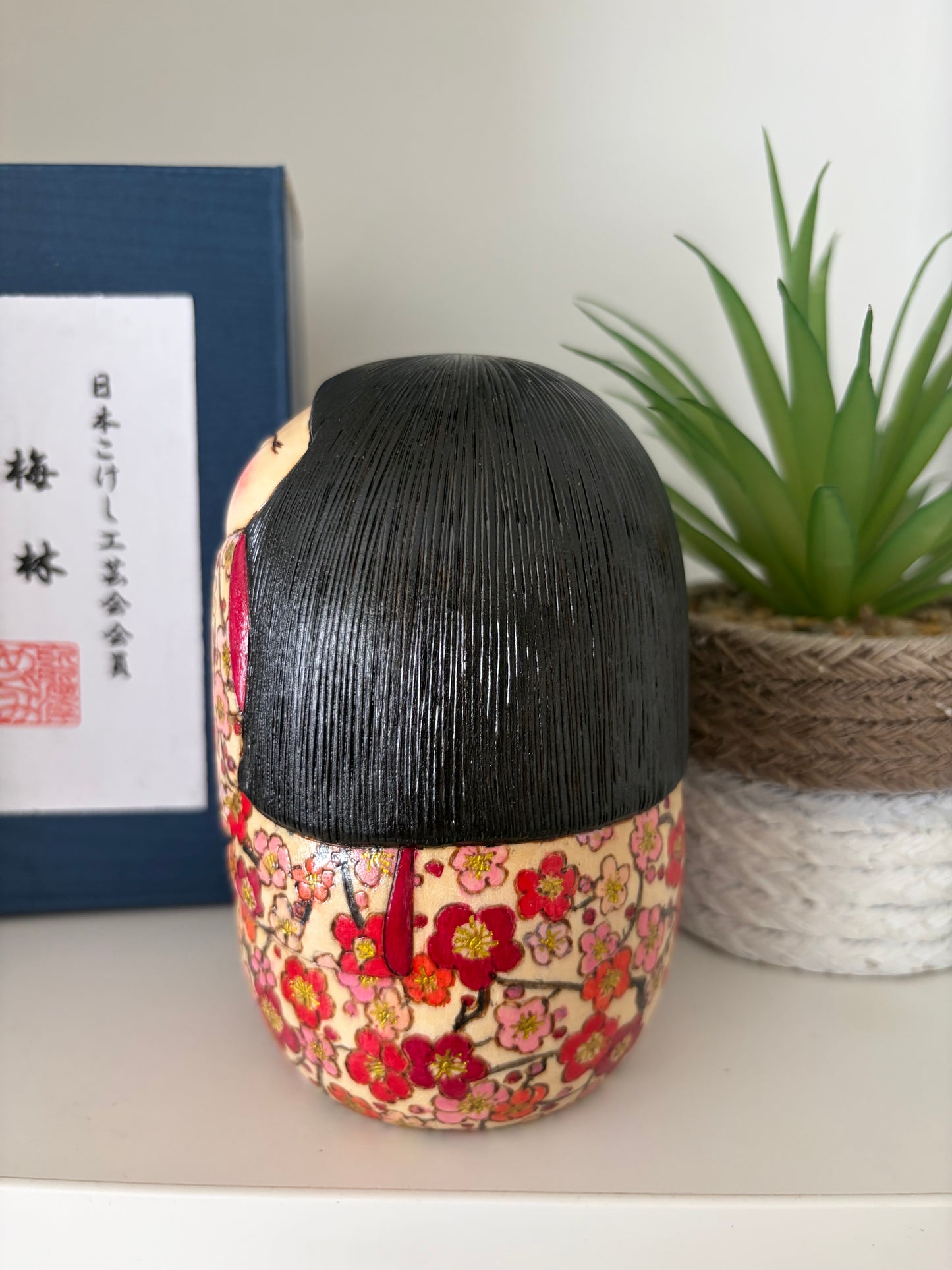 One off a kind Sosaku kokeshi by Megumi Nozawa