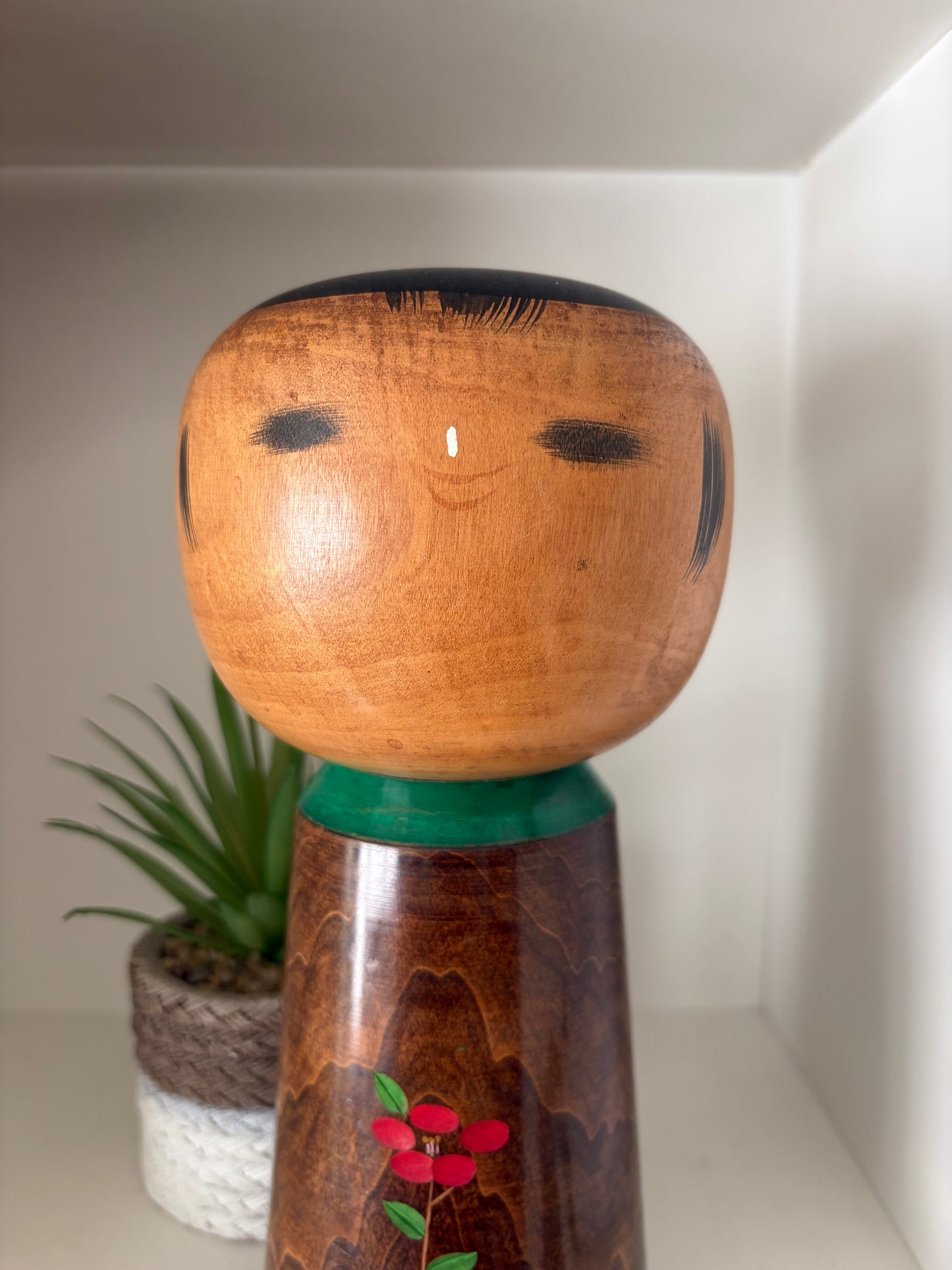 Rare Sosaku Kokeshi By Akinori Takahashi (1957-) - TSUBAKINOKO