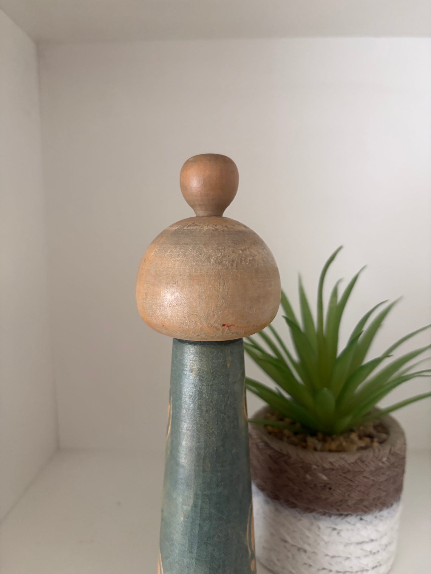 Vintage creative kokeshi by Issetsu Kuribayashi (1924-2011)