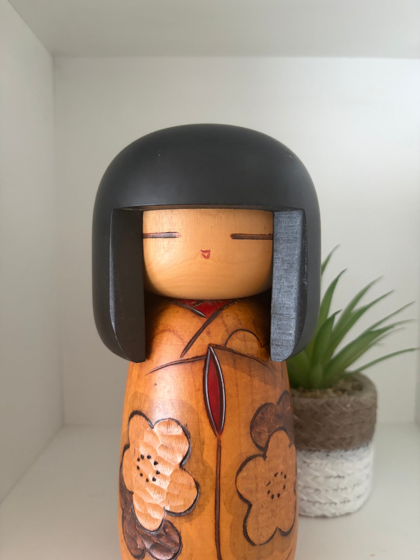 Vintage Gumma Kokeshi by Masae Fujikawa (1942-2015)