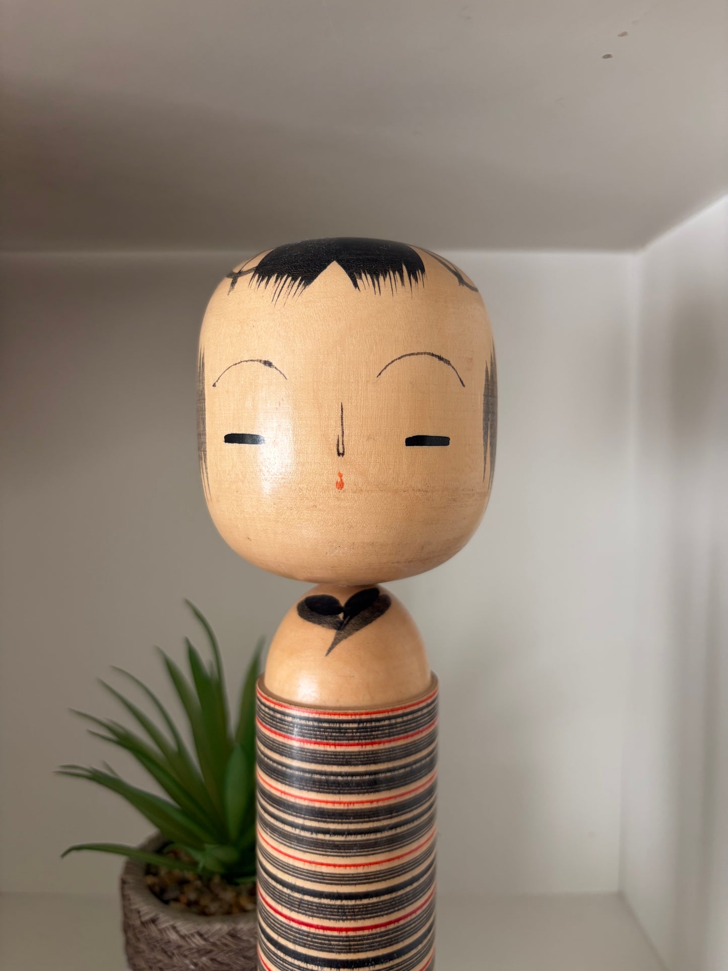 Rare Vintage Creative Kokeshi By Kahei Katase (1922-2015)
