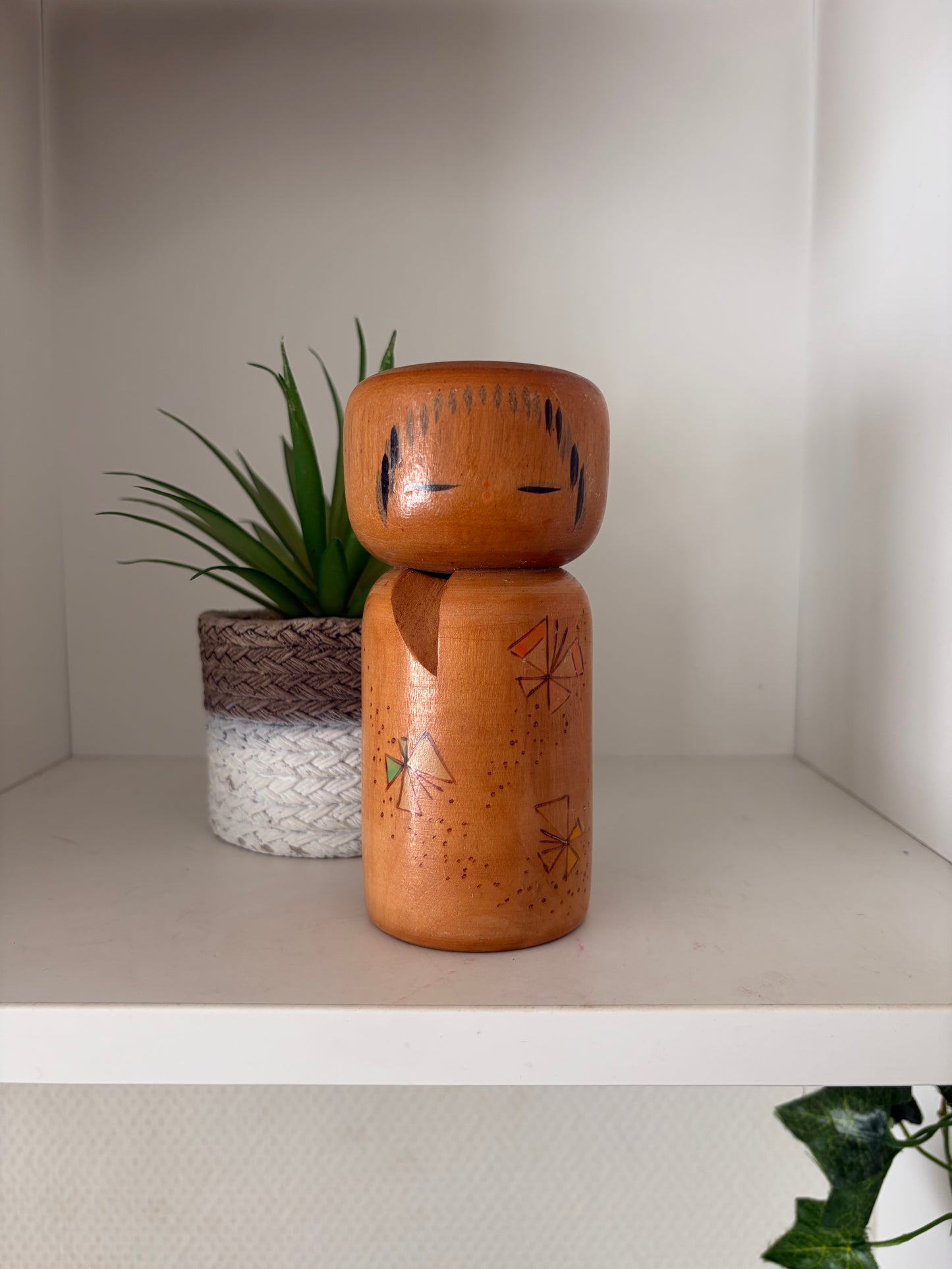 Rare Vintage Sosaku kokeshi by Yuji Kawase (1938-)