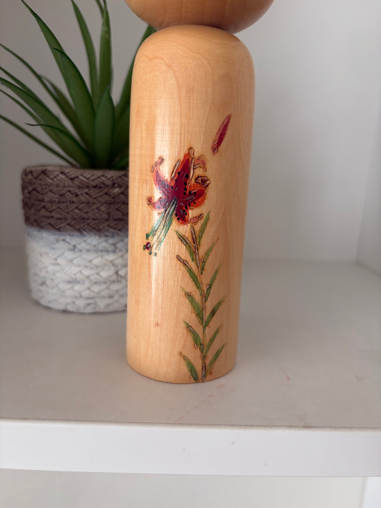 Vintage Creative Kokeshi By Takahashi Akinori (1957-)