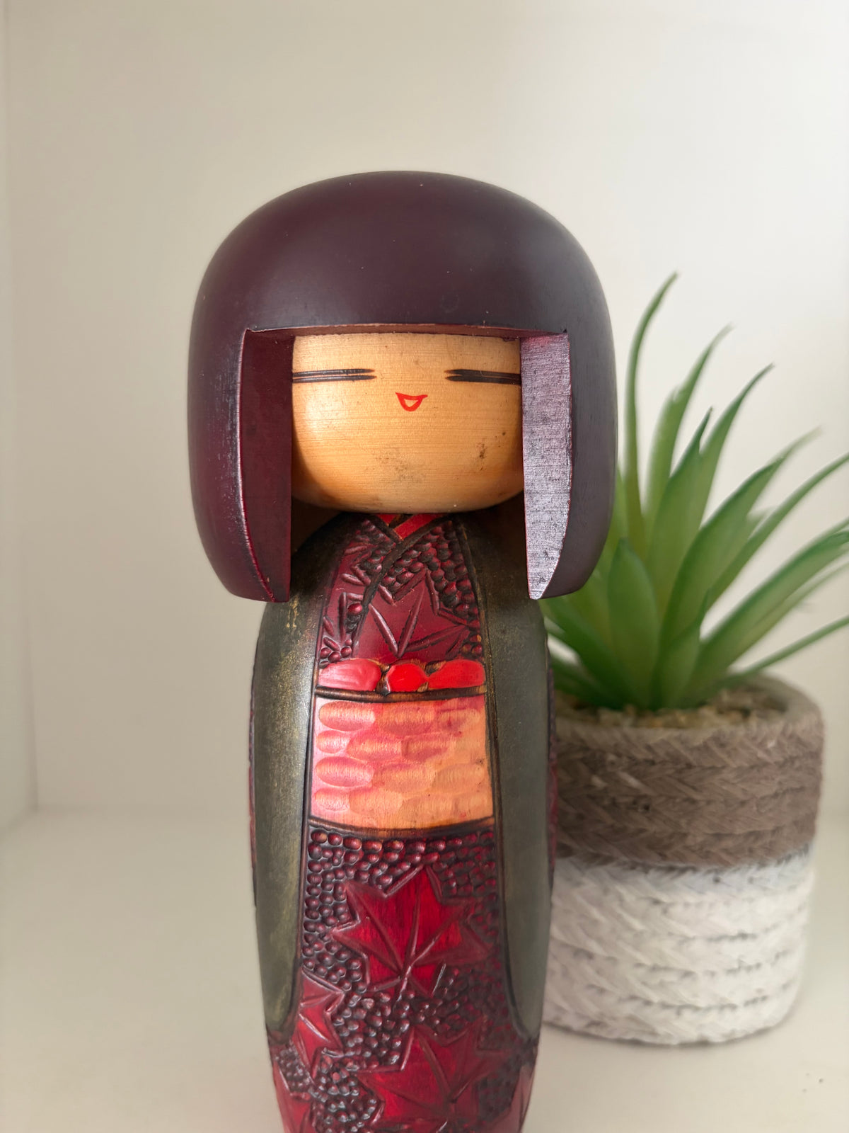 Vintage Gumma kokeshi by Sumitani Kohji