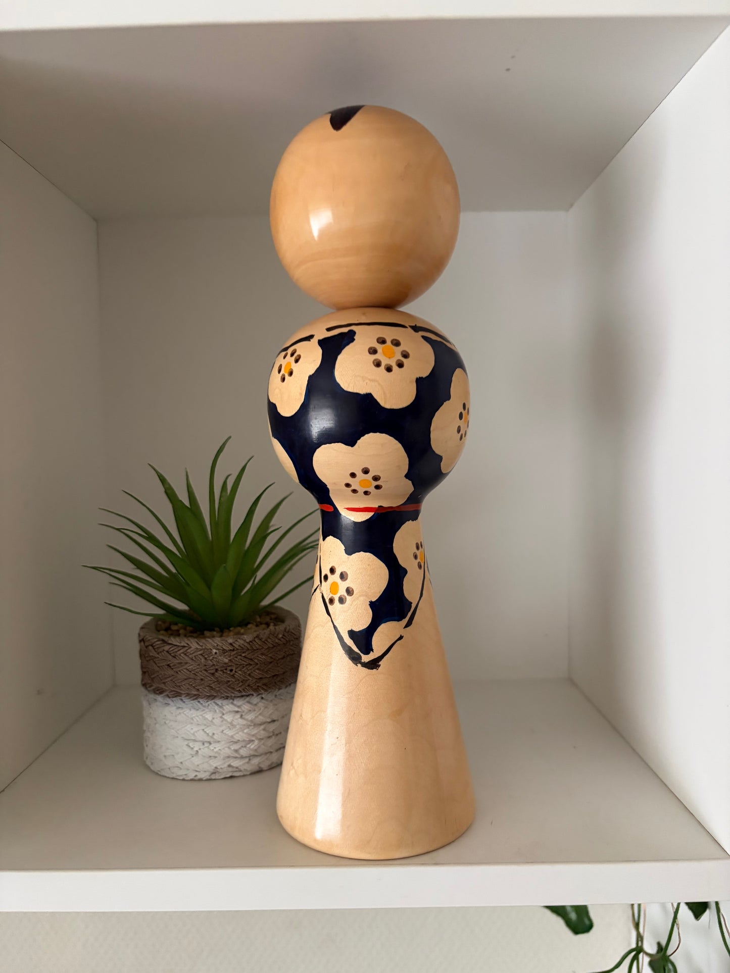 Vintage Japanese Sosaku Kokeshi by Kiyohara Takao (1916-)