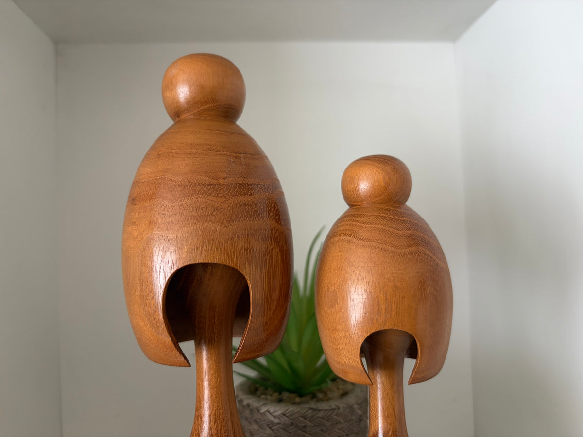 Exclusive set Sosaku kokeshi by Yuji Kawase (1938-)