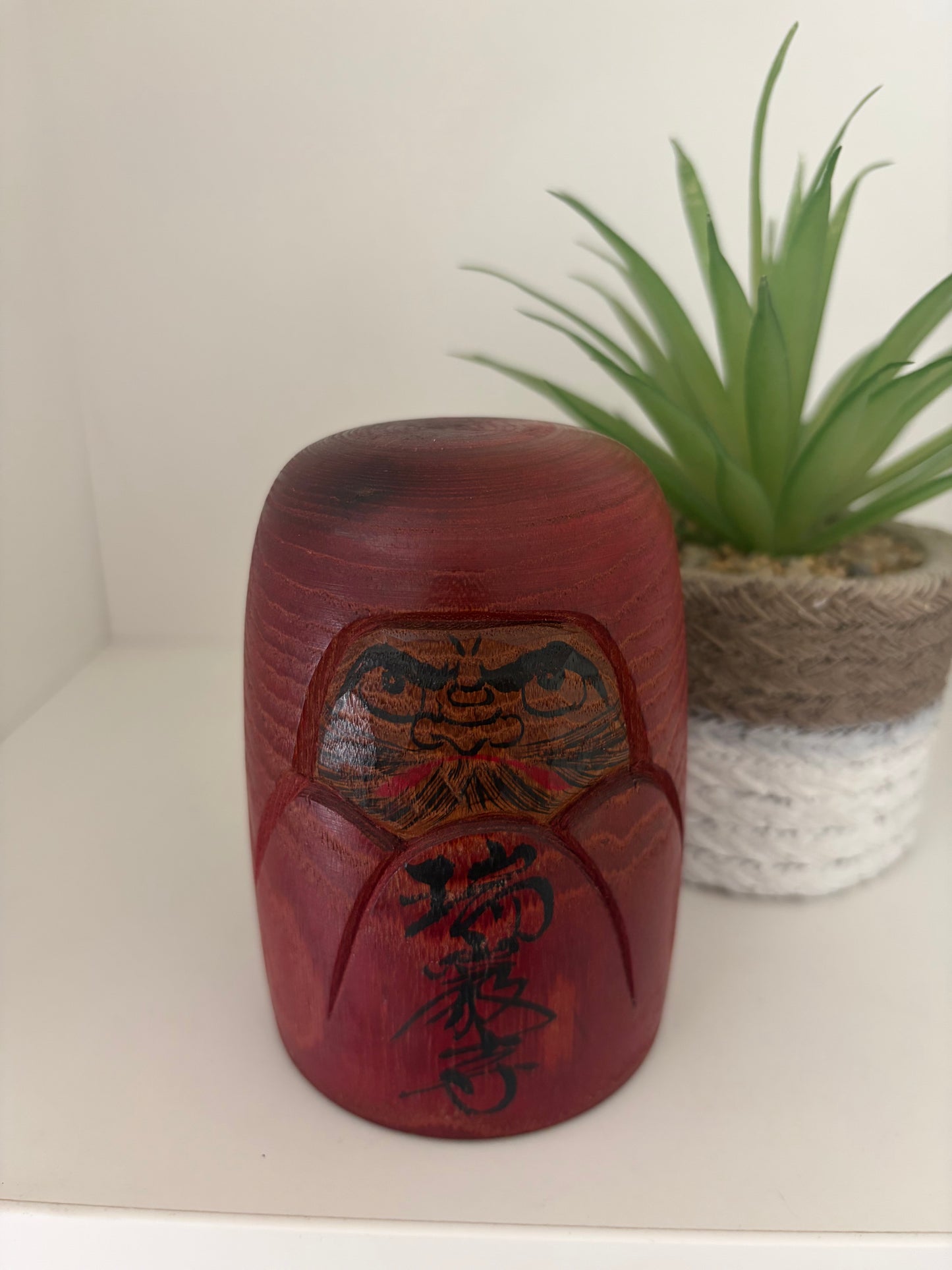 Vintage Daruma kokeshi by Shuichi Umeki