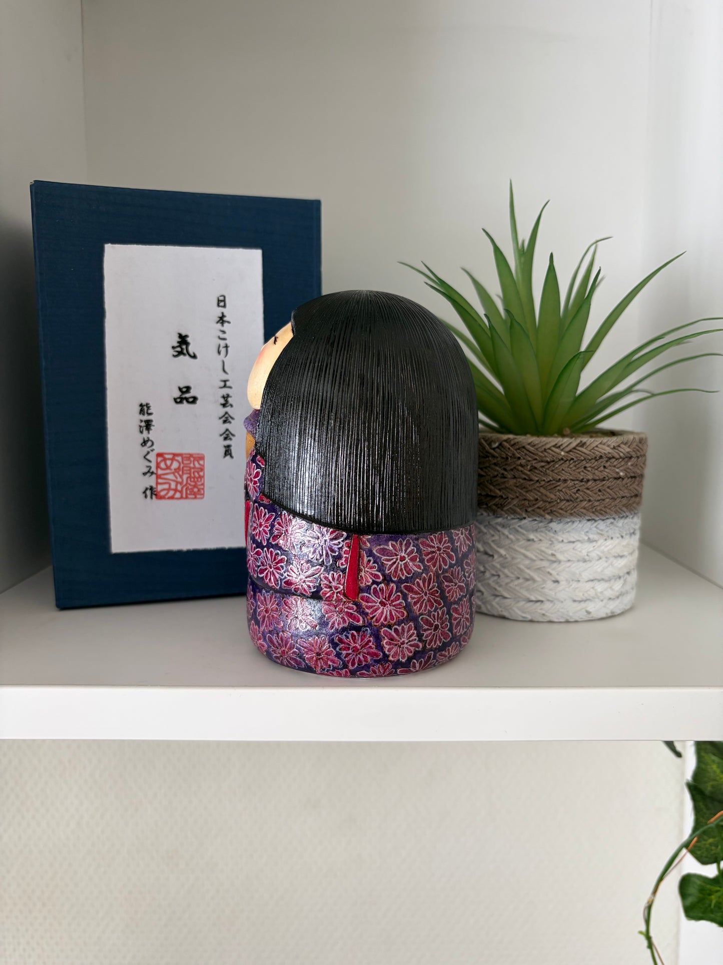 One of a kind Sosaku kokeshi by Megumi Nozawa