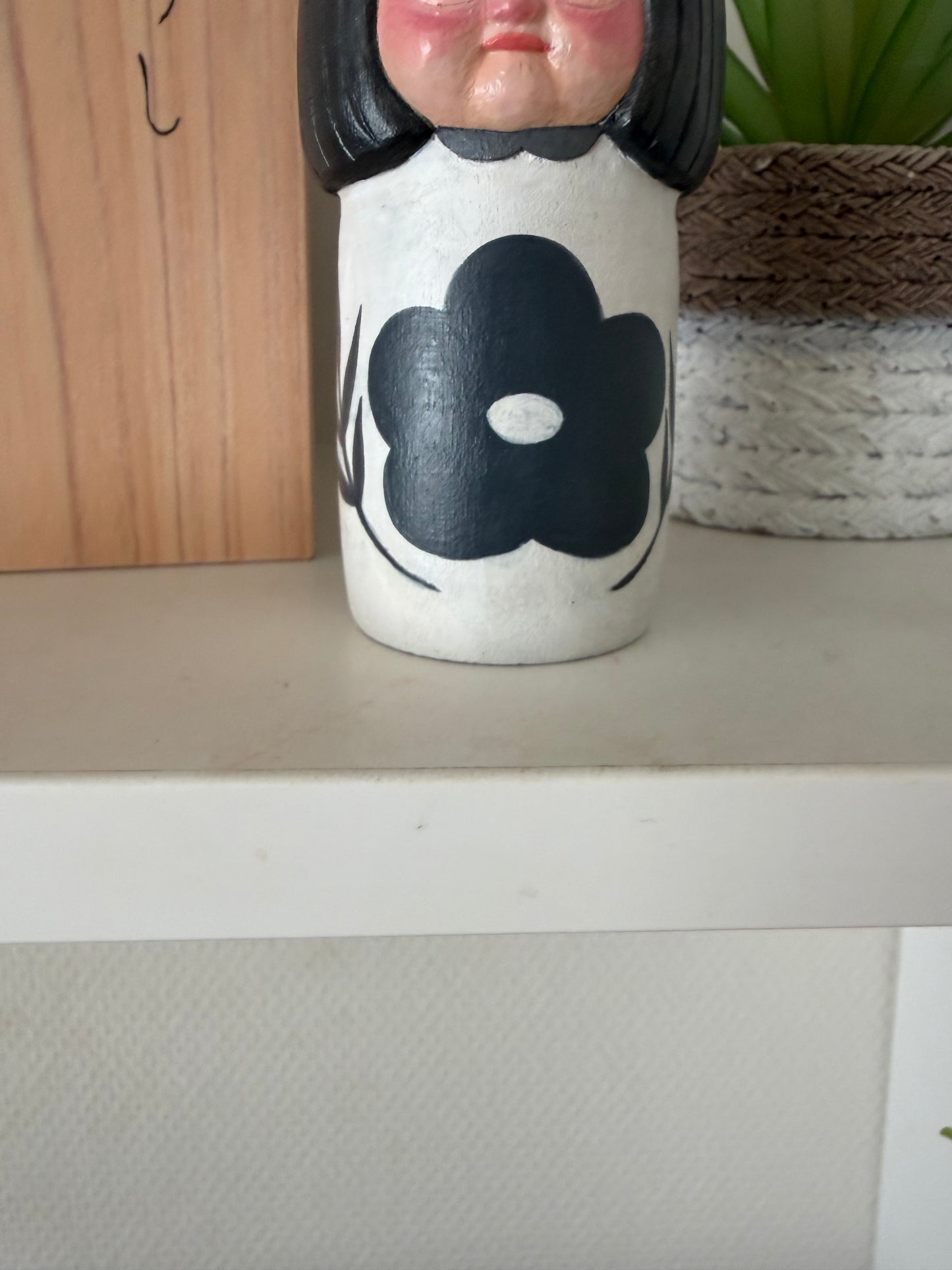 Exclusive one off a kind kokeshi by Nagisa Hirano!